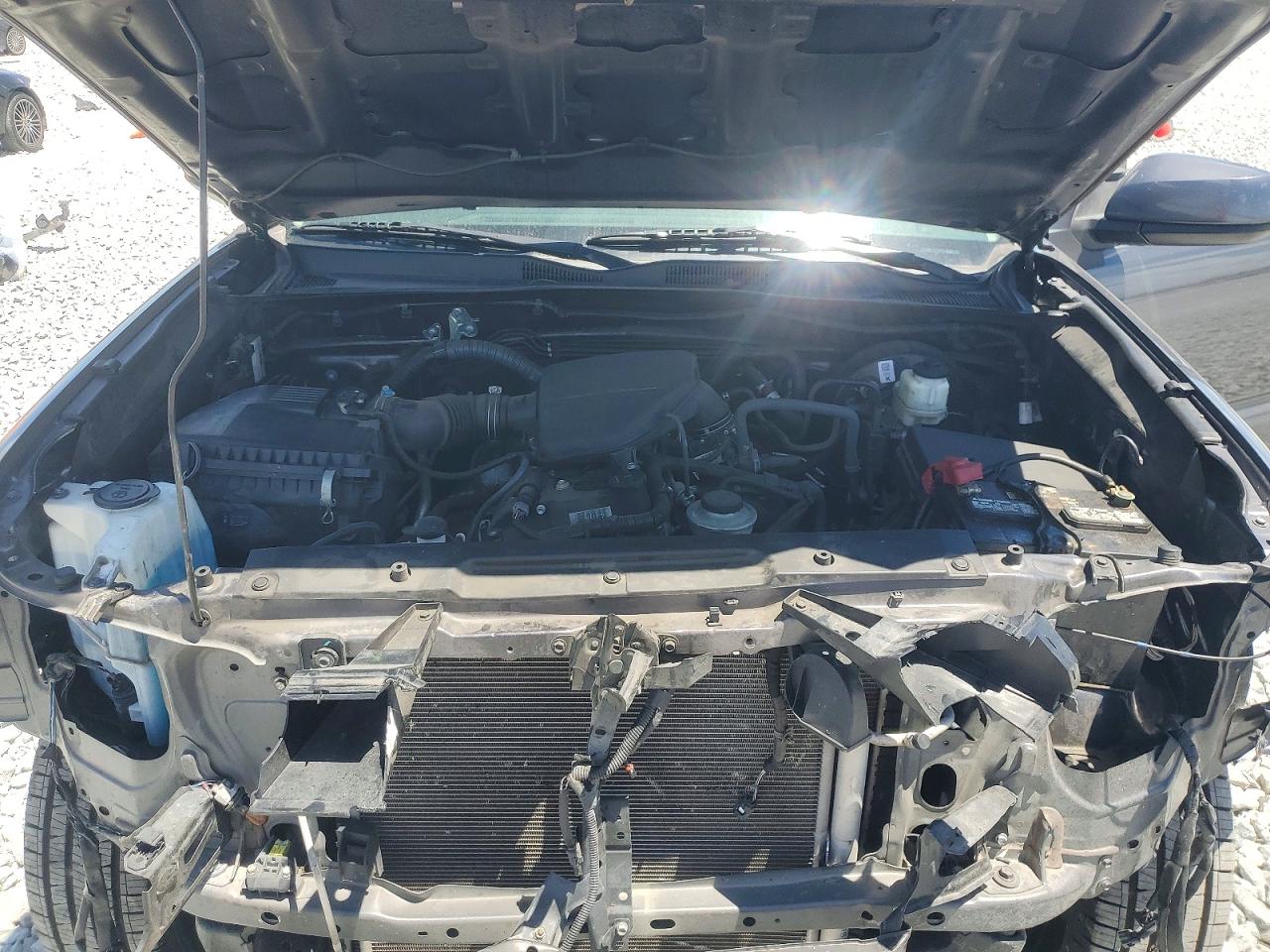 2021 Toyota Tacoma Sr Серый vin: 3TYRX5GN1MT030326