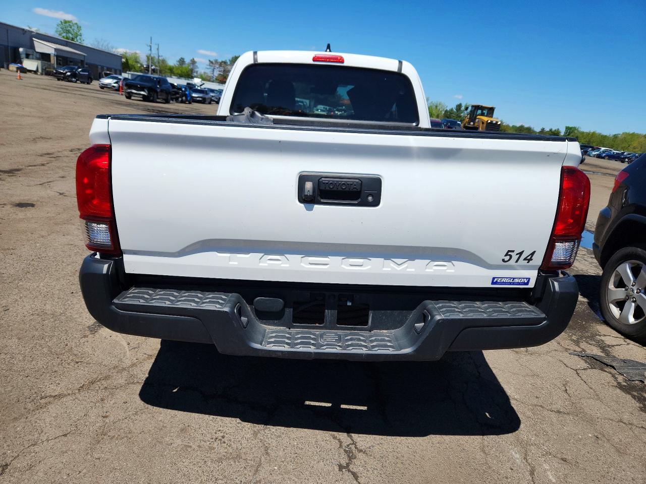 2023 Toyota Tacoma Sr White vin: 3TYRX5GN5PT076164