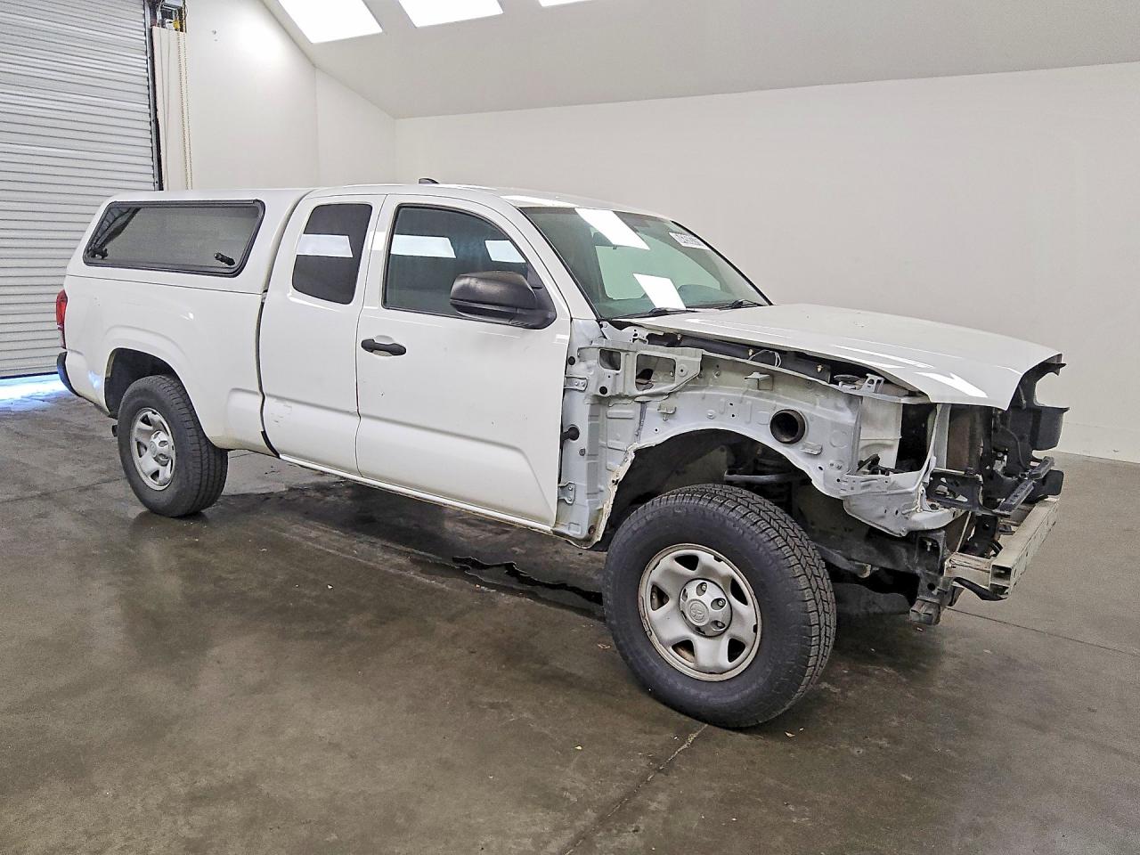 2022 Toyota Tacoma Sr White vin: 3TYRX5GN6NT053621