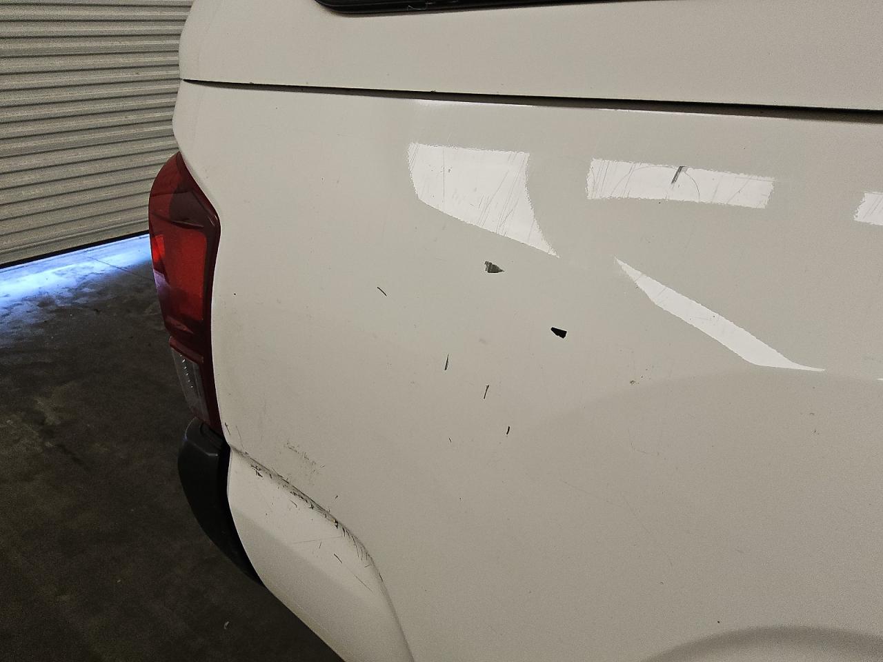 2022 Toyota Tacoma Sr White vin: 3TYRX5GN6NT053621 Damage: Right Bed Side, Multiple Scratches Heavy, 5