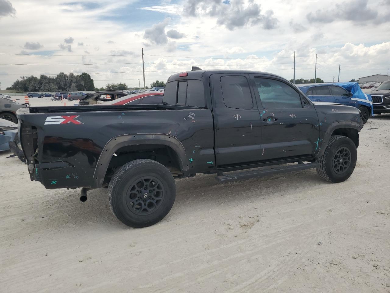 2021 Toyota Tacoma Access Cab Черный vin: 3TYRX5GN7MT008556