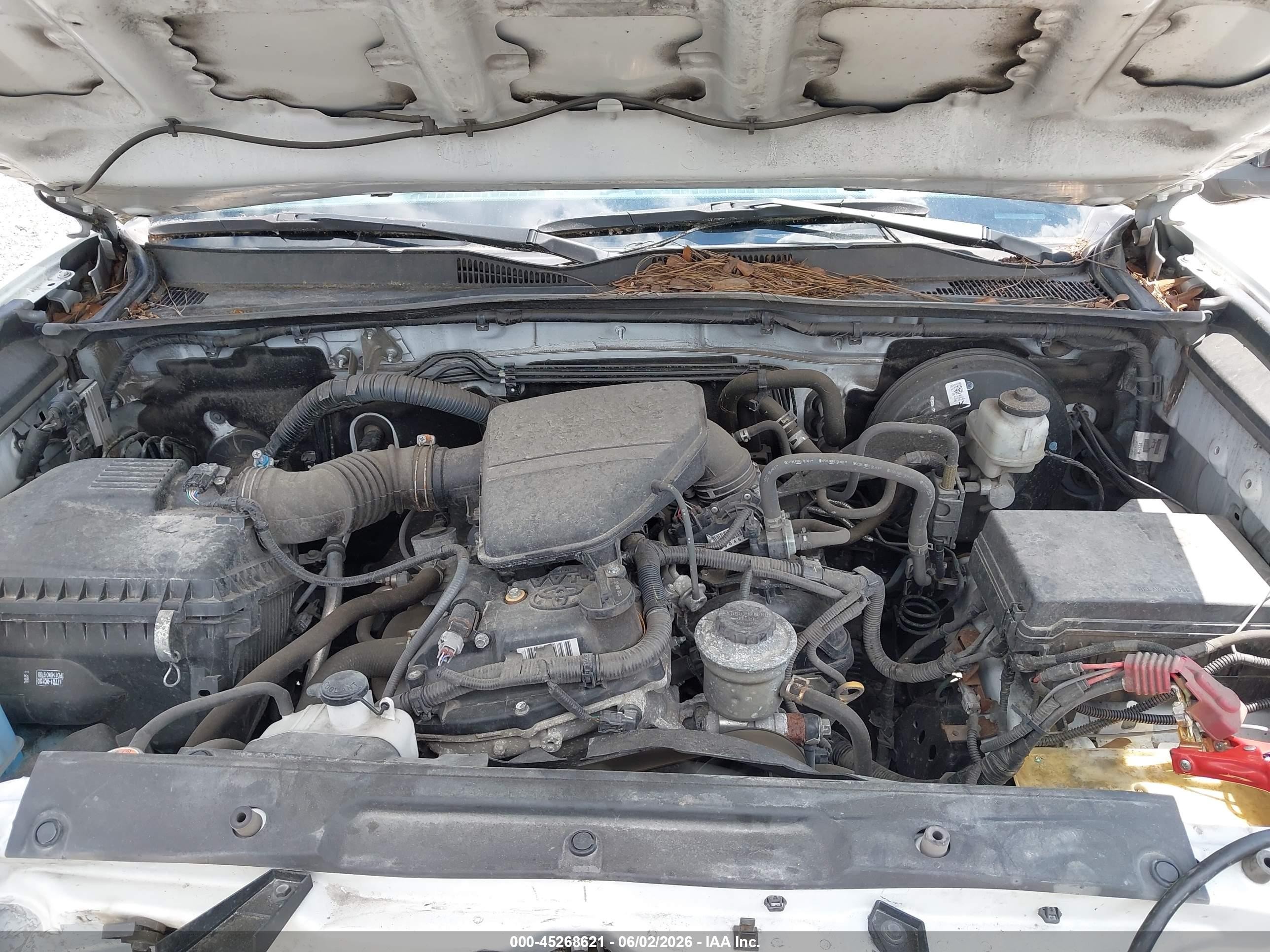 2021 Toyota Tacoma Sr Белый vin: 3TYRX5GN7MT013059