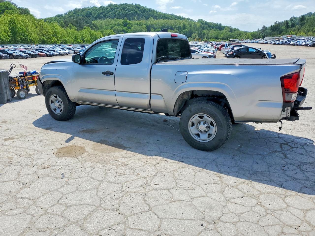 2023 Toyota Tacoma Sr Silver vin: 3TYRX5GNXPT078363