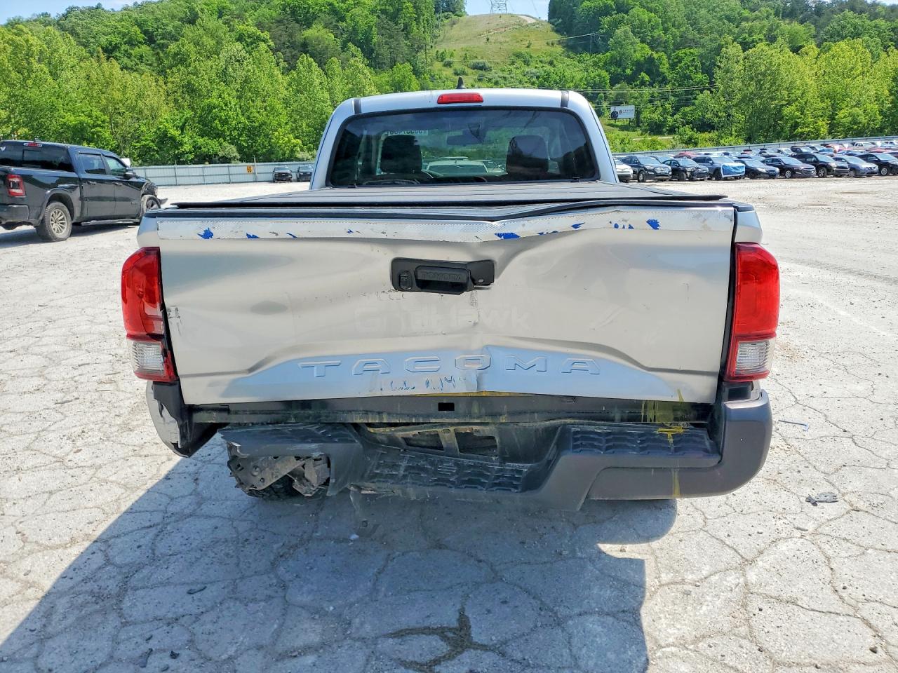2023 Toyota Tacoma Sr Silver vin: 3TYRX5GNXPT078363