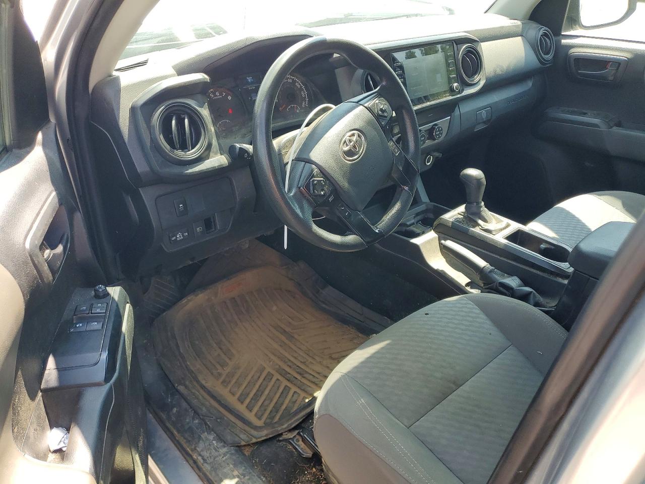 2023 Toyota Tacoma Sr Silver vin: 3TYRX5GNXPT078363