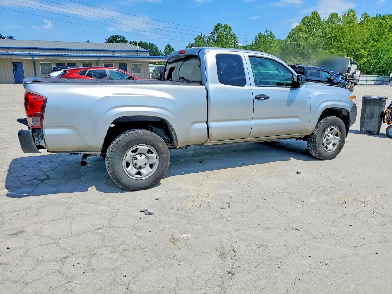 2023 Toyota Tacoma Sr Silver vin: 3TYRX5GNXPT078363