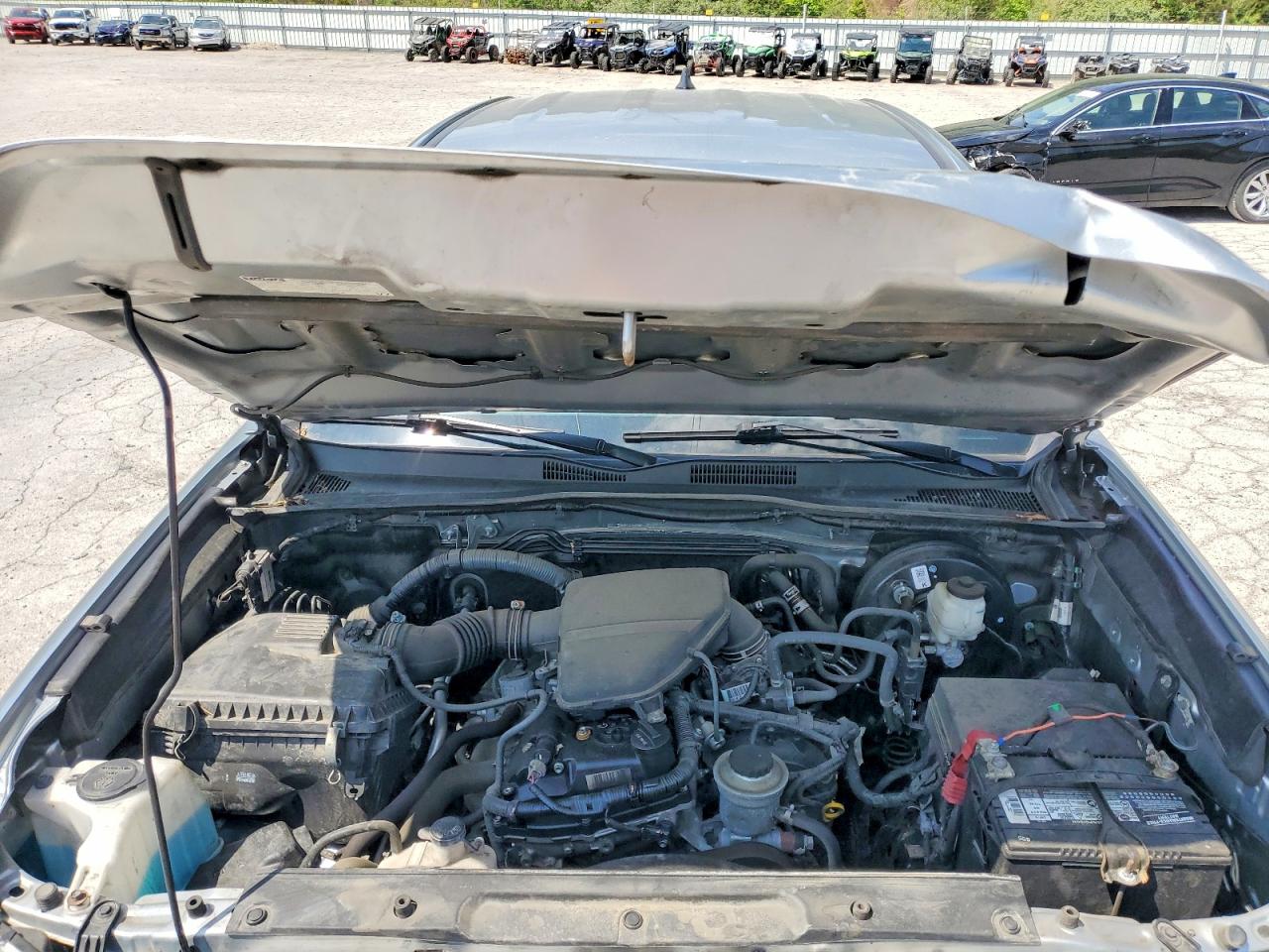 2023 Toyota Tacoma Sr Silver vin: 3TYRX5GNXPT078363