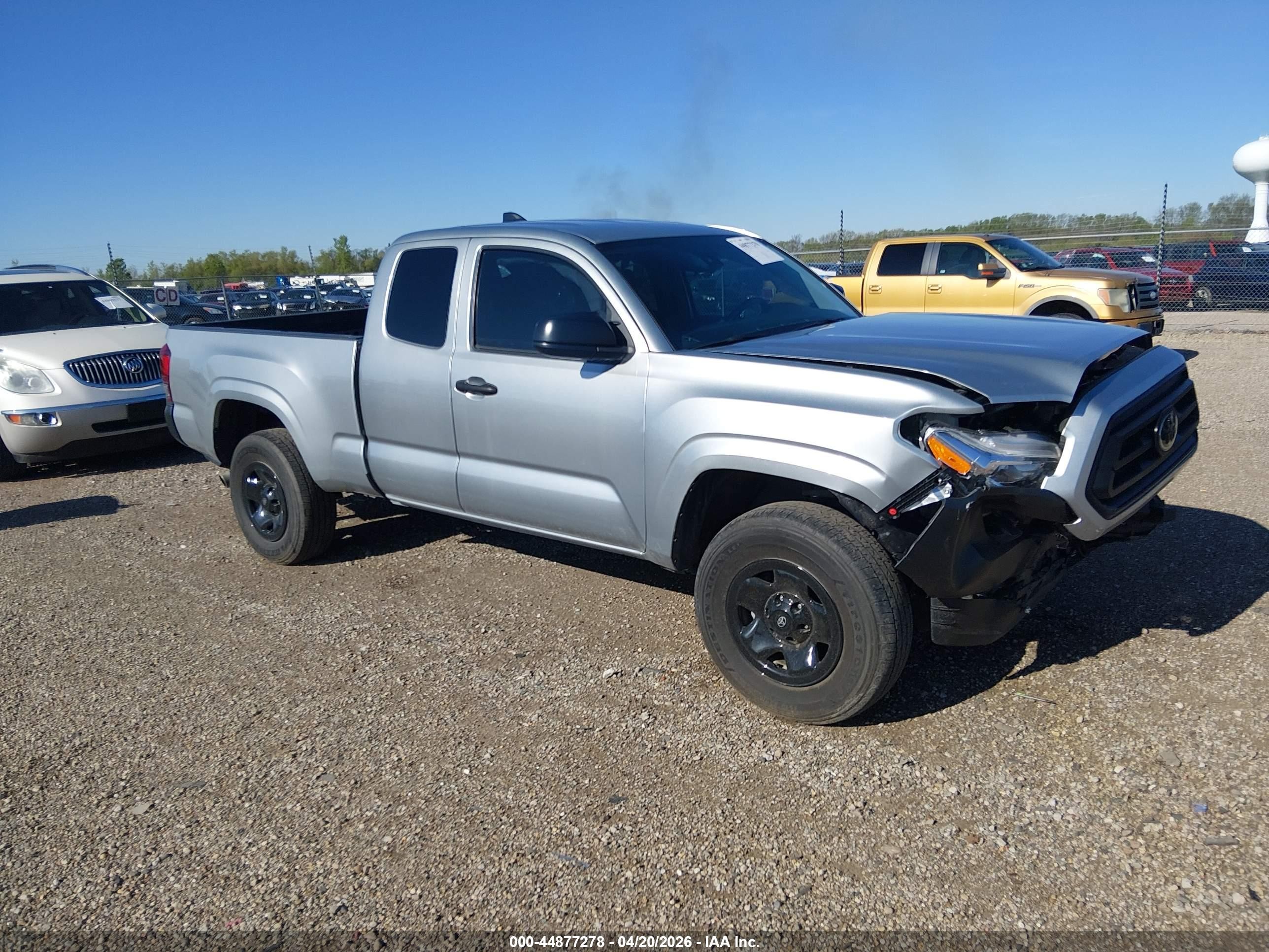 2023 Toyota Tacoma Sr Silver vin: 3TYRX5GNXPT085054