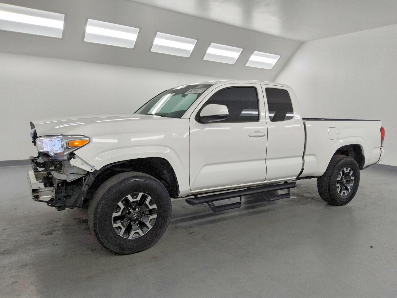 2023 Toyota Tacoma Sr V6 White vin: 3TYRZ5CN8PT024723