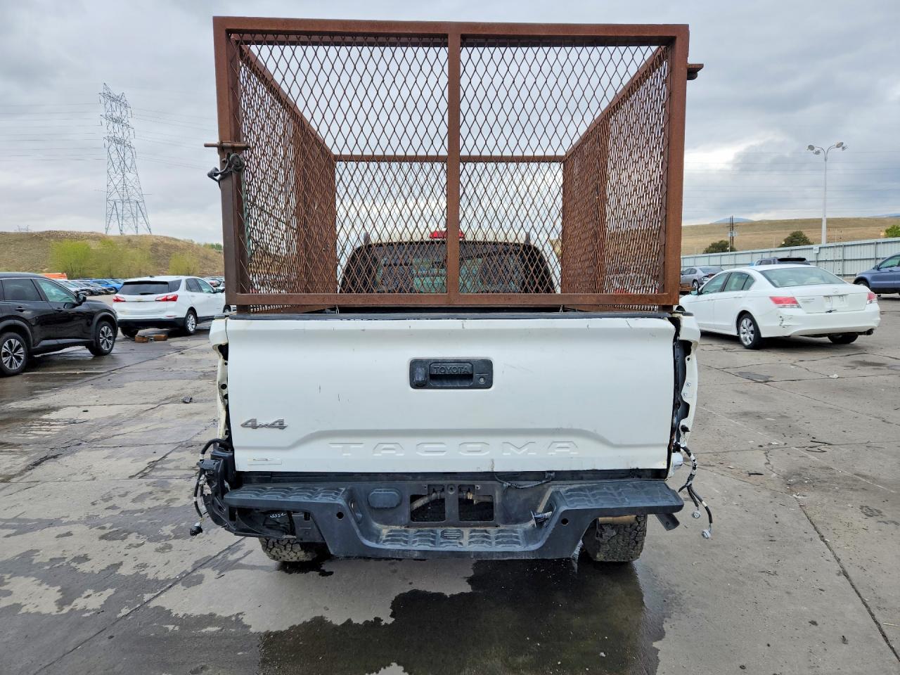 2022 Toyota Tacoma Sr White vin: 3TYSX5EN0NT016259