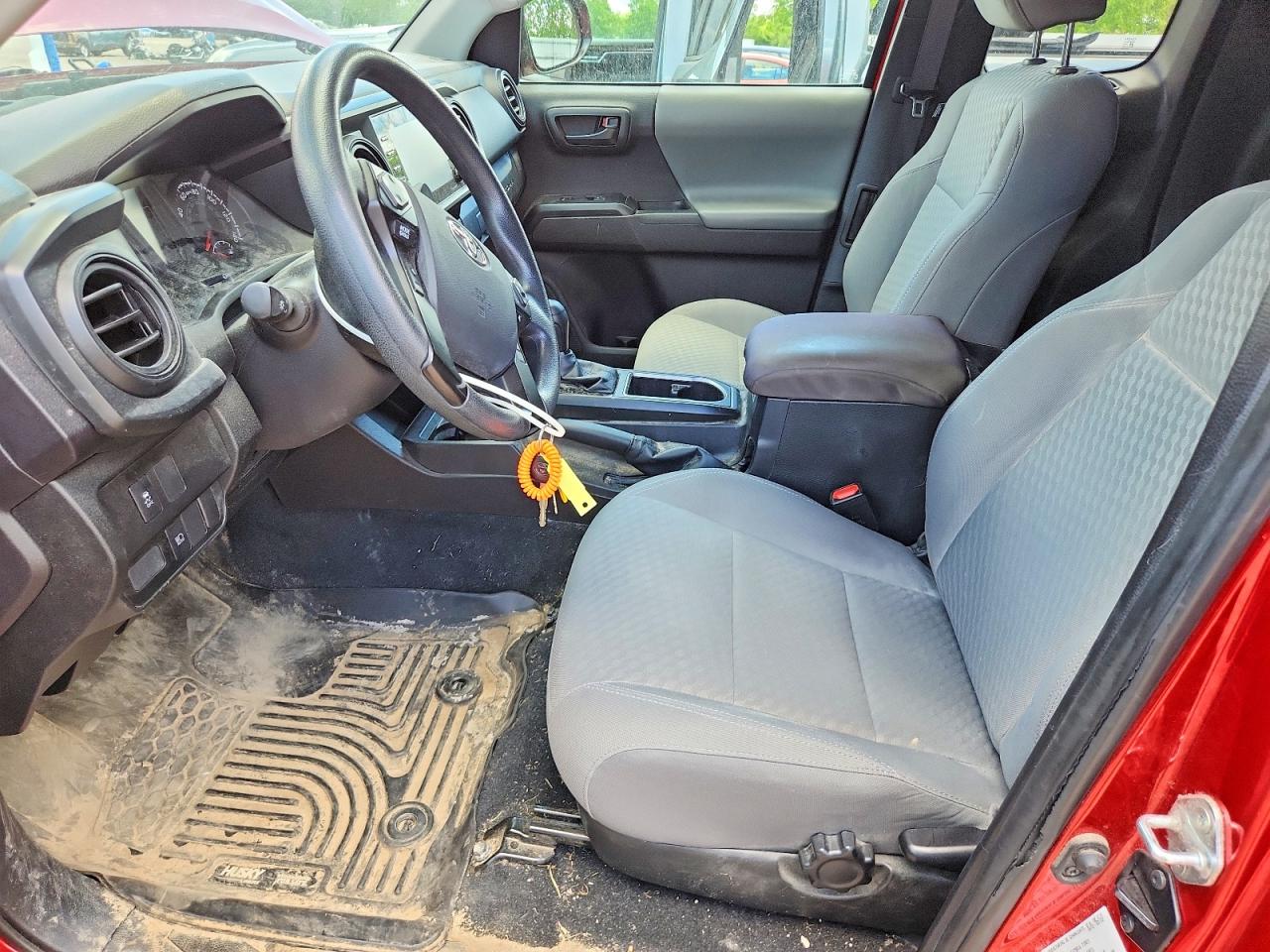 2022 Toyota Tacoma Sr Красный vin: 3TYSX5EN5NT012837