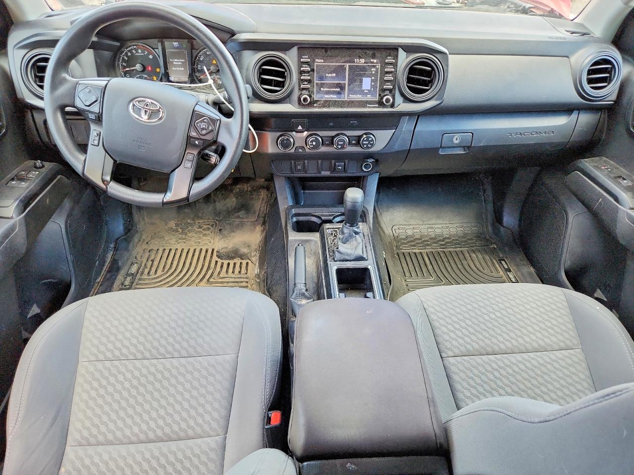 2022 Toyota Tacoma Sr Красный vin: 3TYSX5EN5NT012837