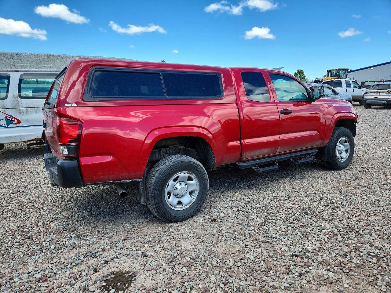 2022 Toyota Tacoma Sr Красный vin: 3TYSX5EN5NT012837