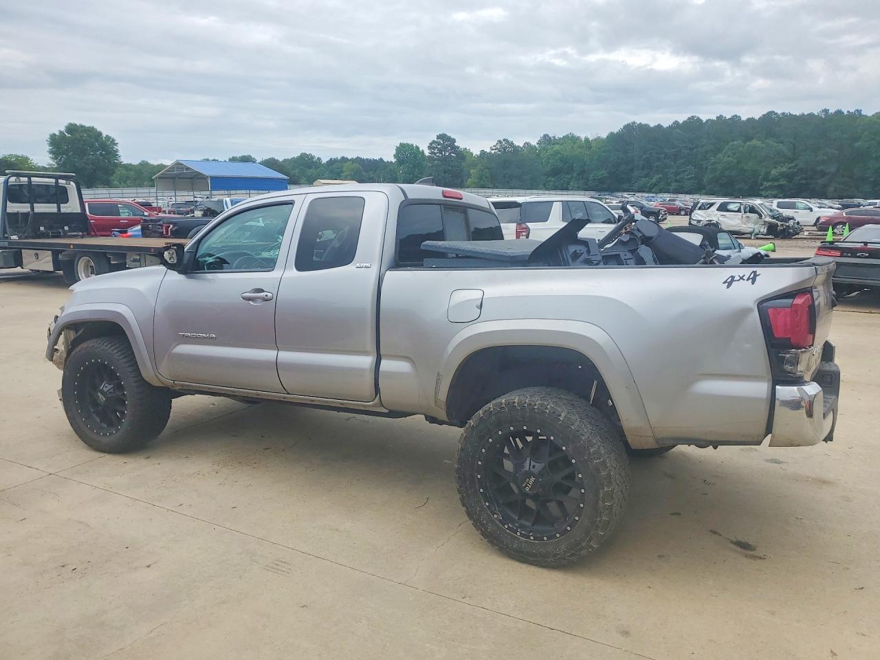 2021 Toyota Tacoma Sr5 V6 Silver vin: 3TYSZ5AN4MT015176