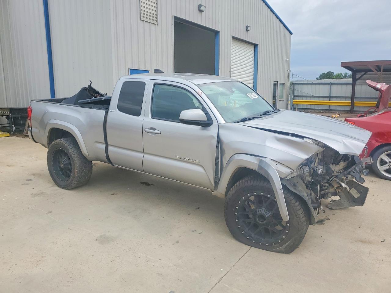 2021 Toyota Tacoma Sr5 V6 Silver vin: 3TYSZ5AN4MT015176