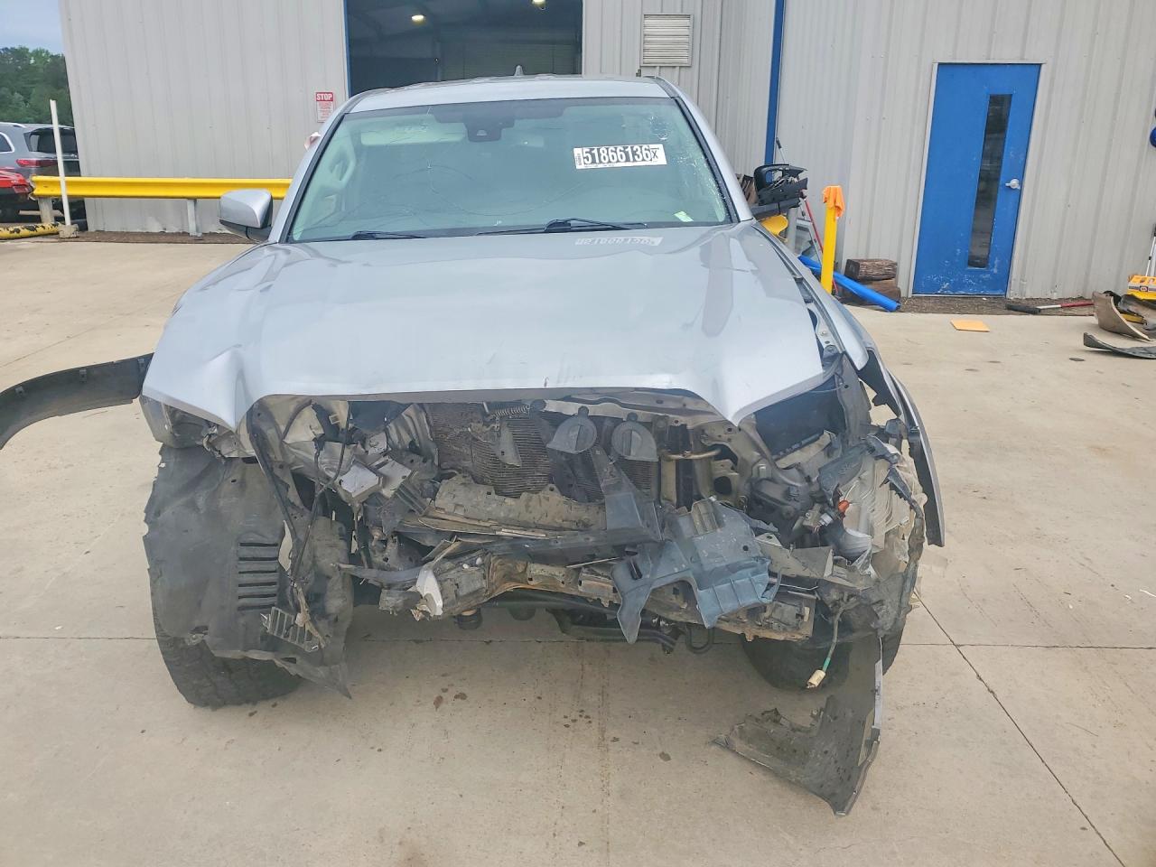 2021 Toyota Tacoma Sr5 V6 Silver vin: 3TYSZ5AN4MT015176