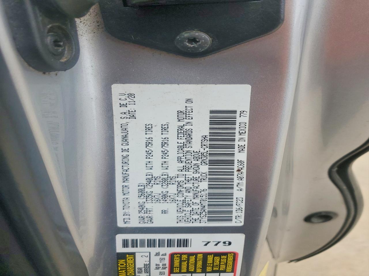 2021 Toyota Tacoma Sr5 V6 Silver vin: 3TYSZ5AN4MT015176