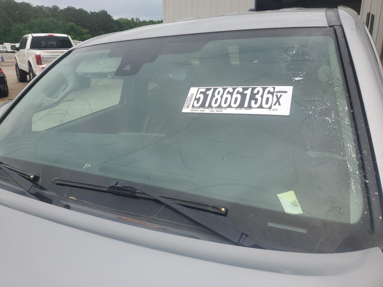 2021 Toyota Tacoma Sr5 V6 Silver vin: 3TYSZ5AN4MT015176 Damage: Windshield, Broken, Replacement Required