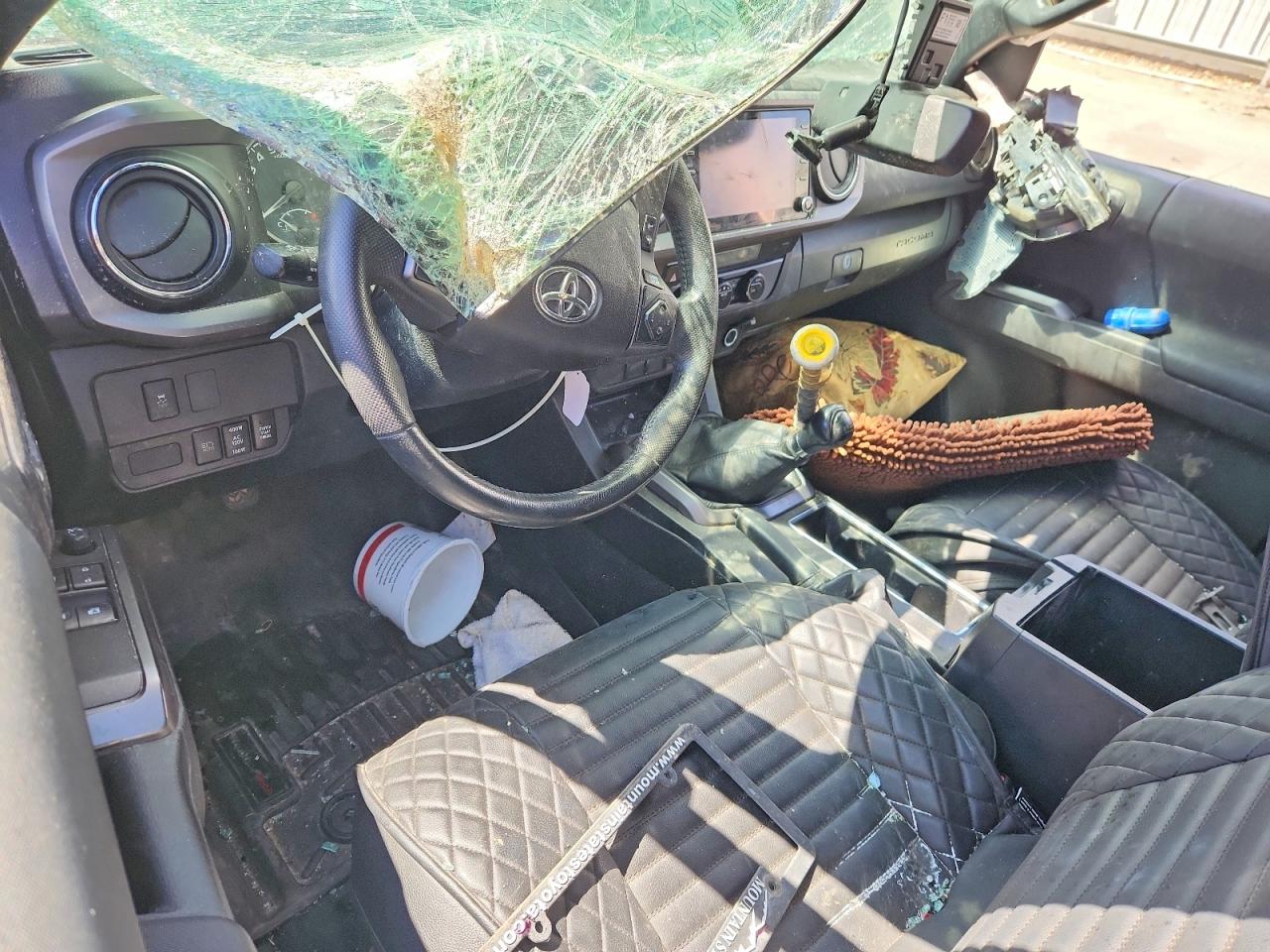 2021 Toyota Tacoma Trd Sport Серый vin: 3TYSZ5AN8MT009073