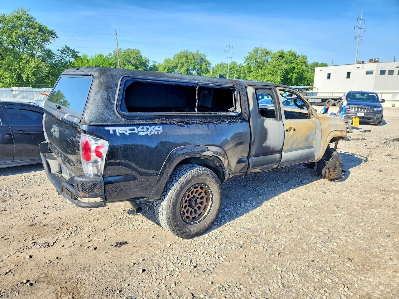 2022 Toyota Tacoma Trd Sport Black vin: 3TYSZ5AN8NT077777