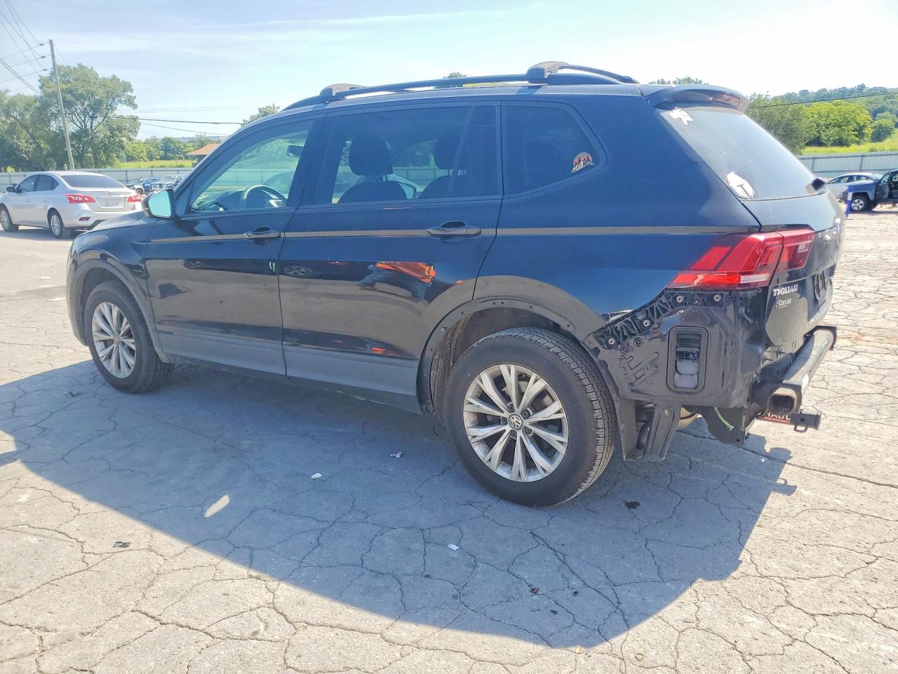 2018 Volkswagen Tiguan S Black vin: 3VV0B7AX0JM097053