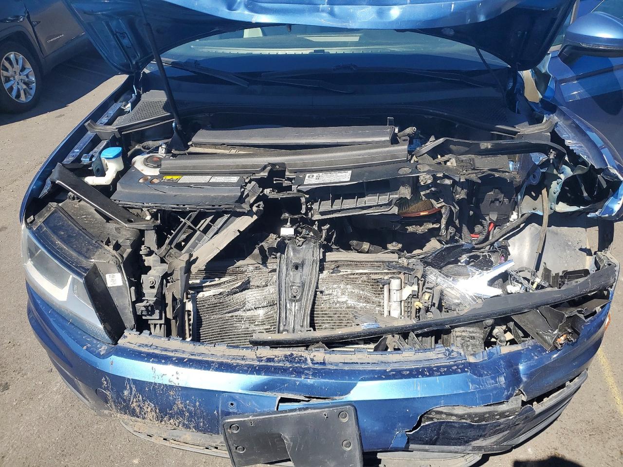2018 Volkswagen Tiguan S Синий vin: 3VV0B7AX0JM108410