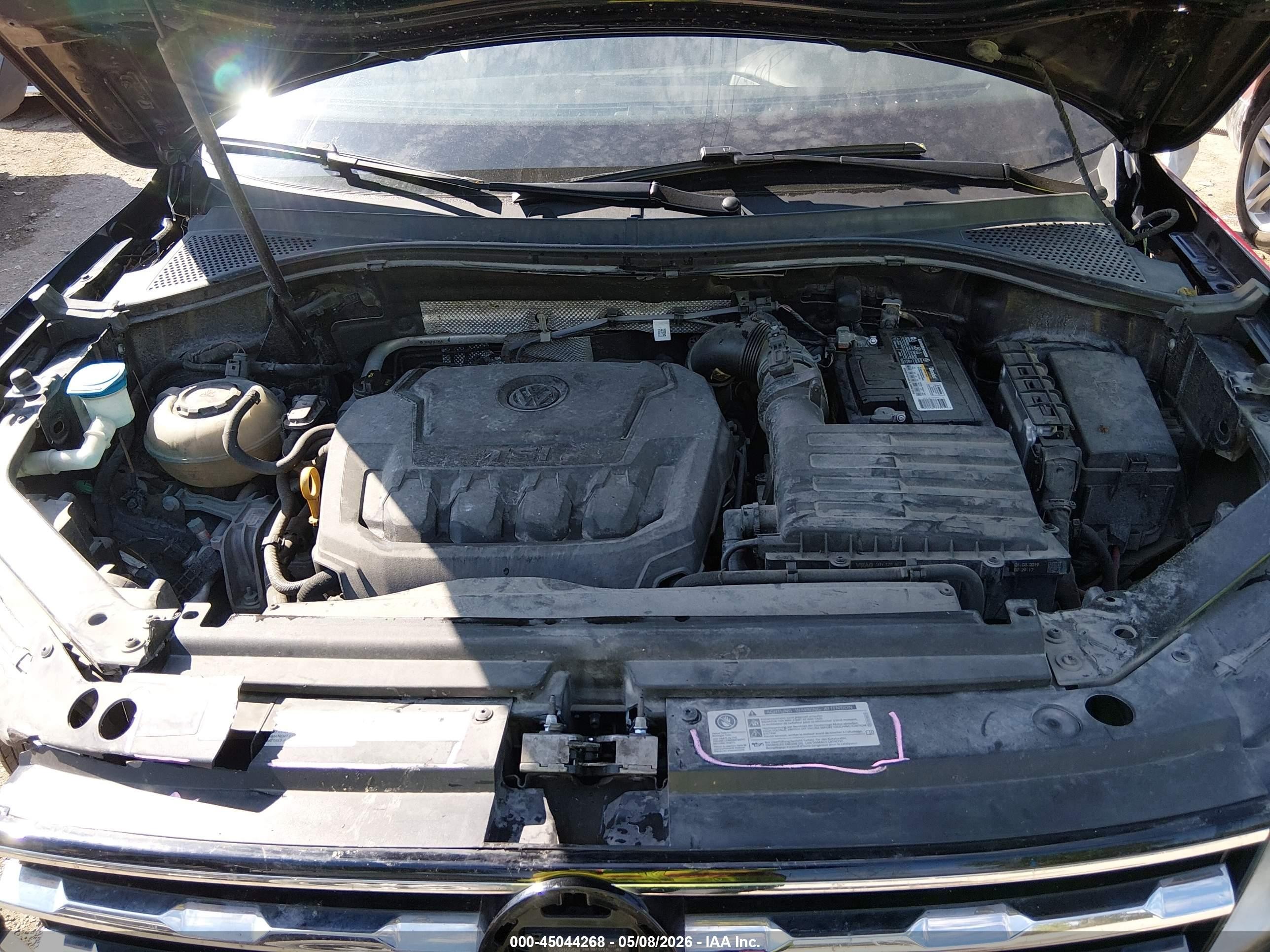 2019 Volkswagen Tiguan 2.0t S Черный vin: 3VV0B7AX3KM111318