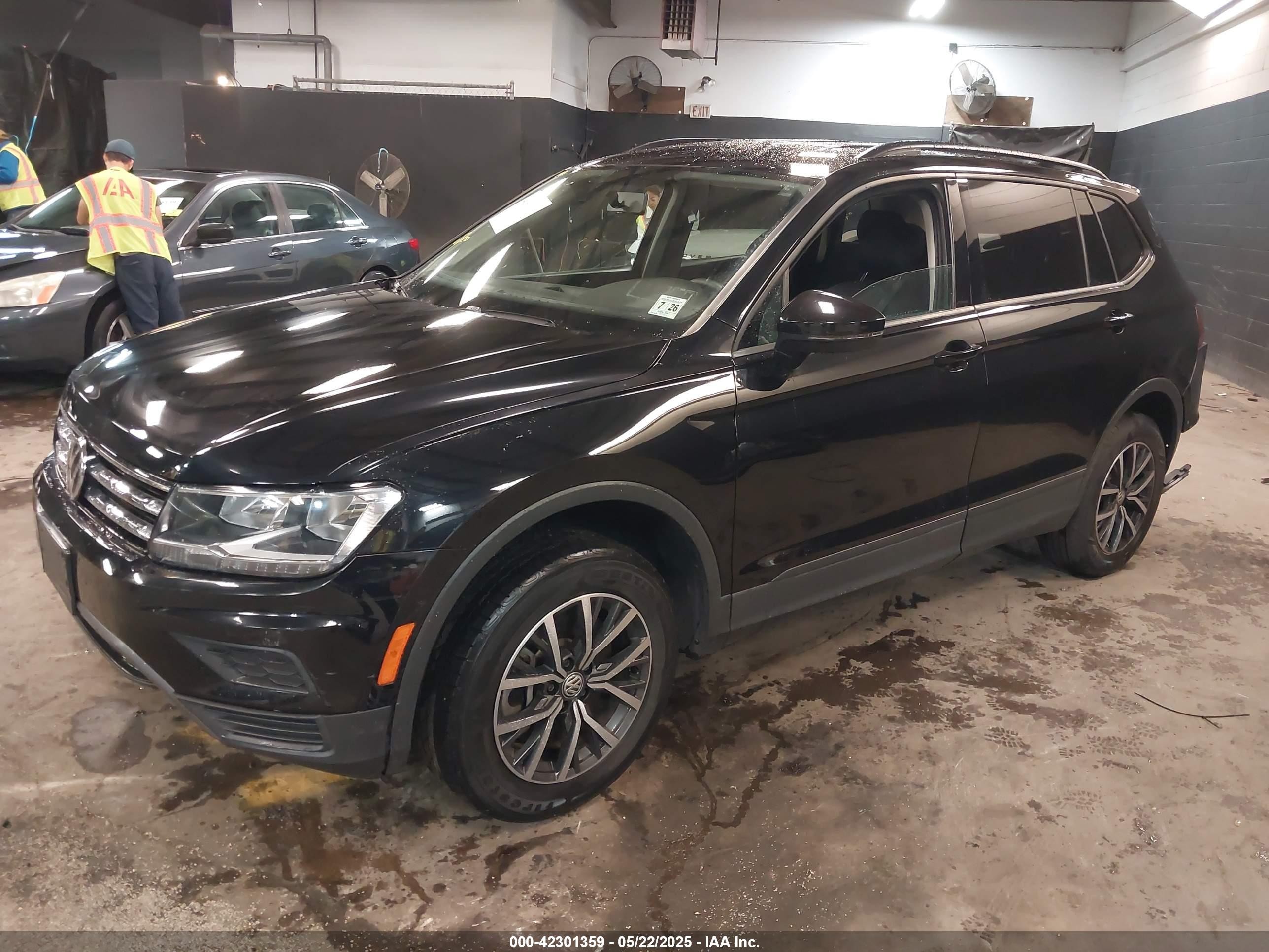 2021 Volkswagen Tiguan 2.0t S Black vin: 3VV0B7AX5MM088269
