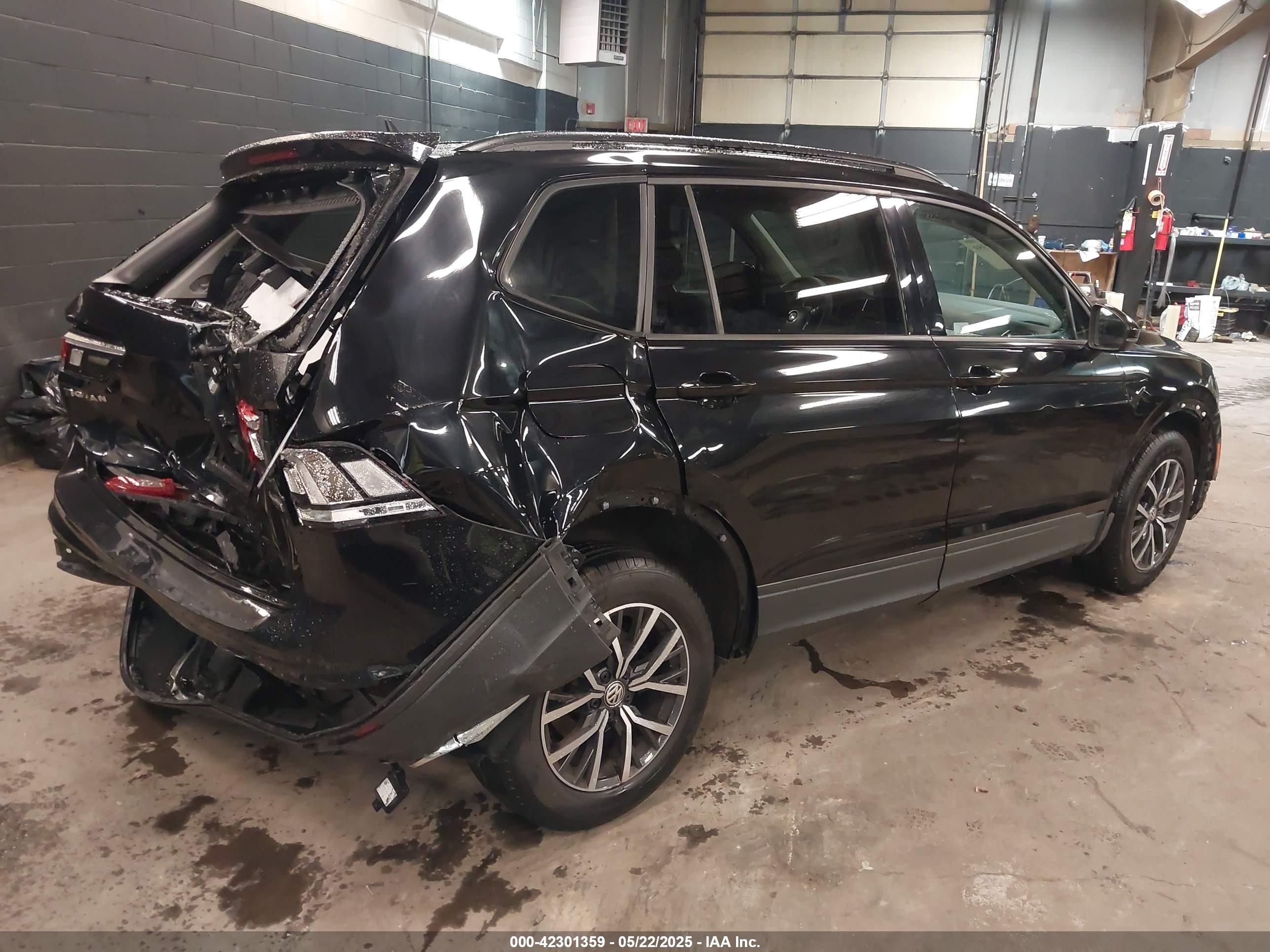 2021 Volkswagen Tiguan 2.0t S Black vin: 3VV0B7AX5MM088269