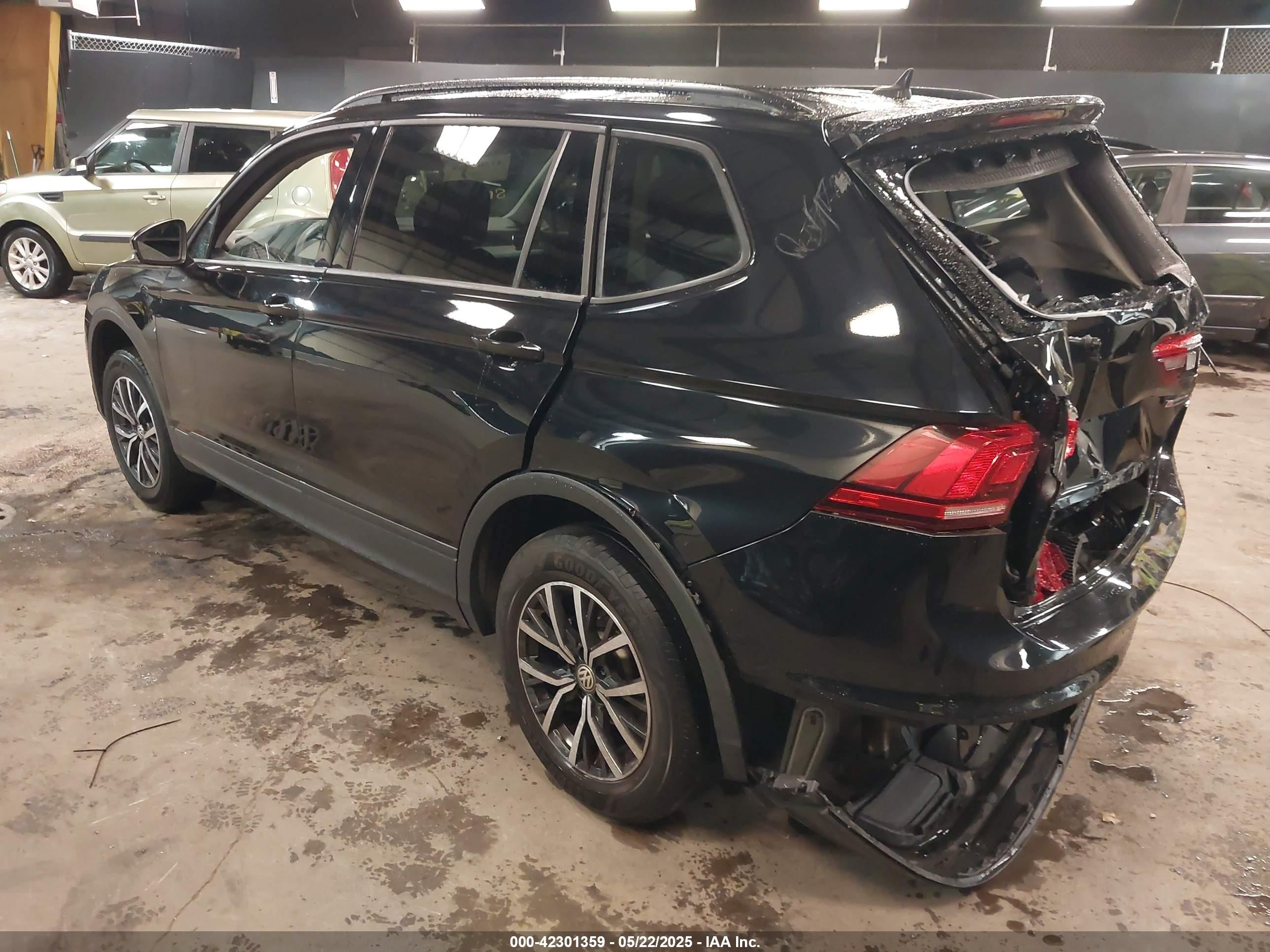 2021 Volkswagen Tiguan 2.0t S Black vin: 3VV0B7AX5MM088269