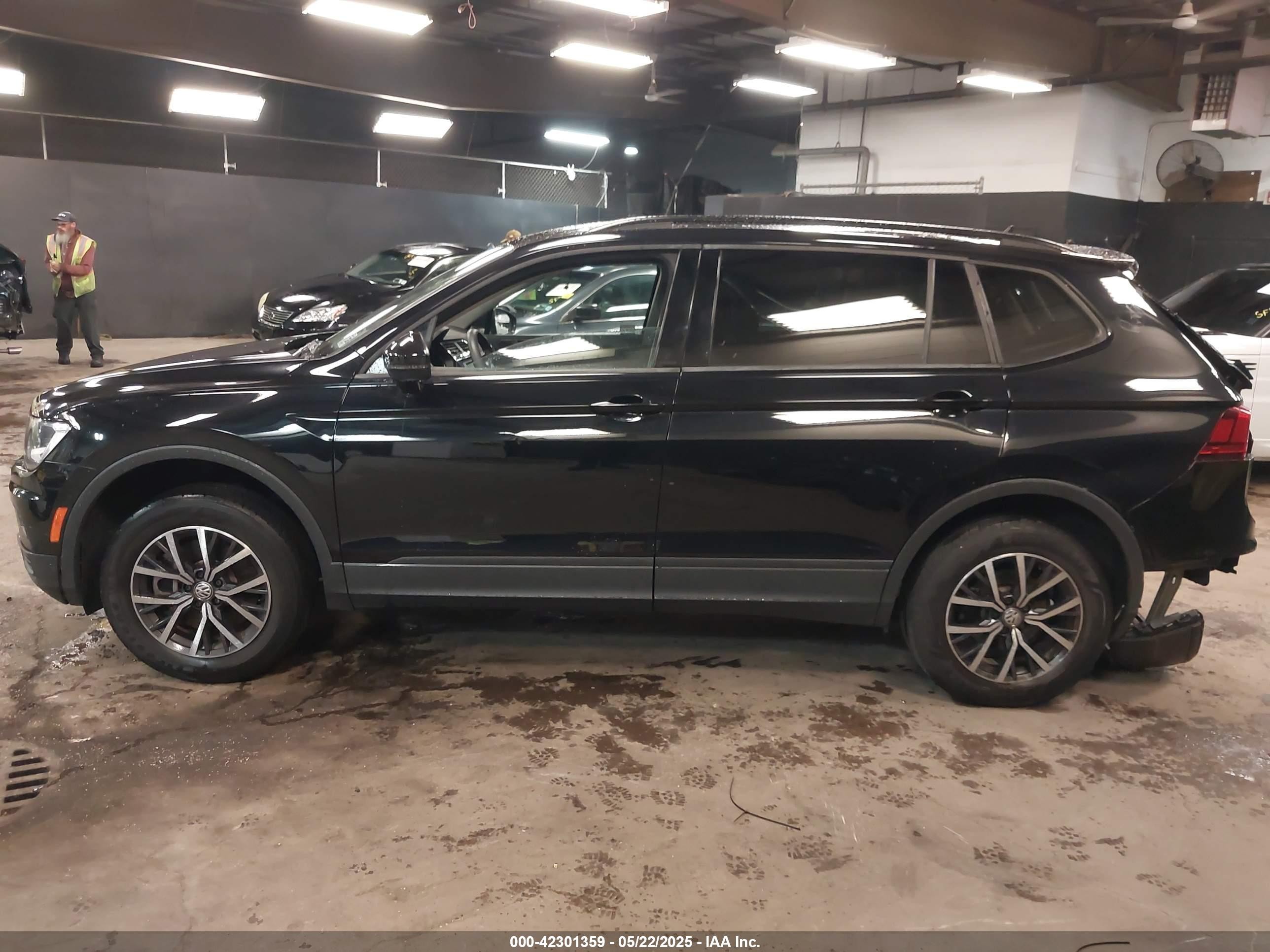 2021 Volkswagen Tiguan 2.0t S Black vin: 3VV0B7AX5MM088269