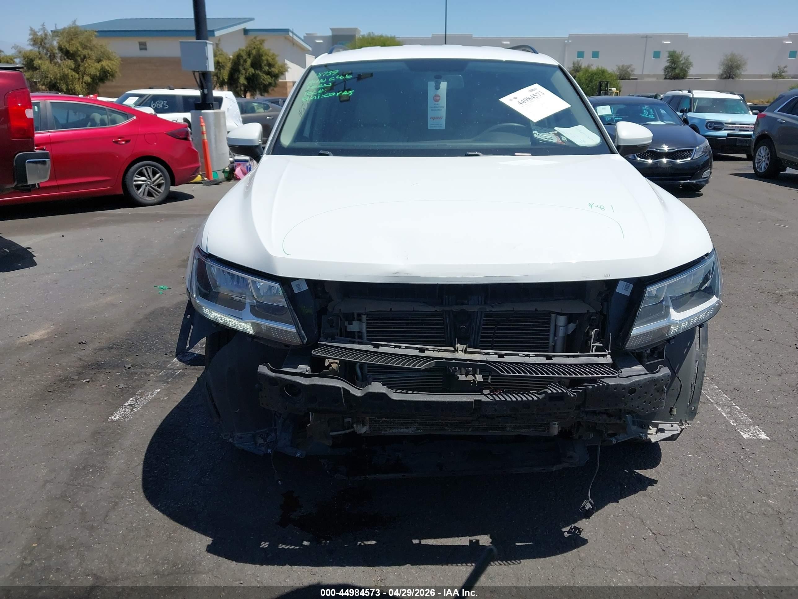 2021 Volkswagen Tiguan 2.0t S Белый vin: 3VV0B7AX5MM137387