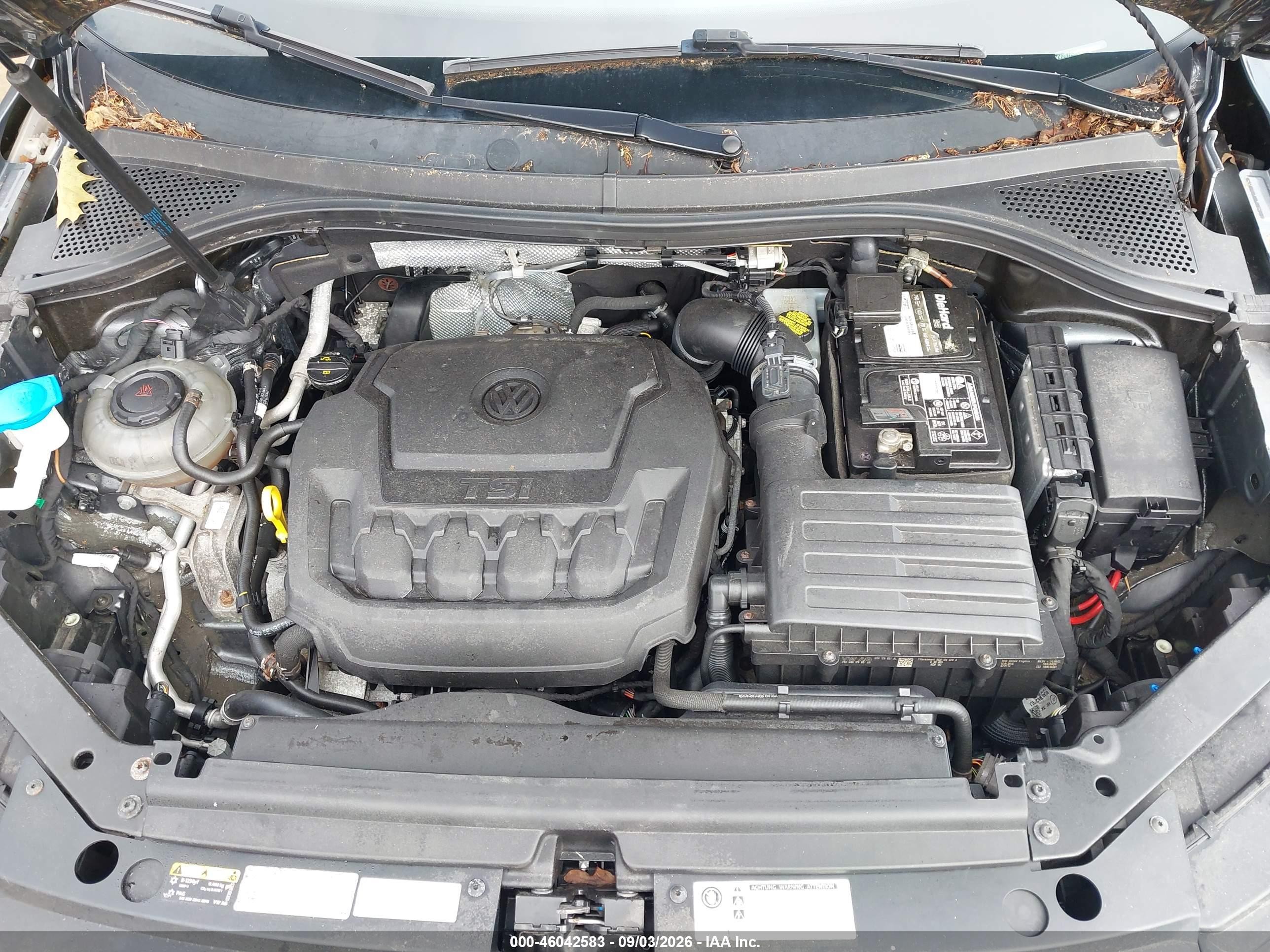 2018 Volkswagen Tiguan 2.0t S Gray vin: 3VV0B7AX6JM124658