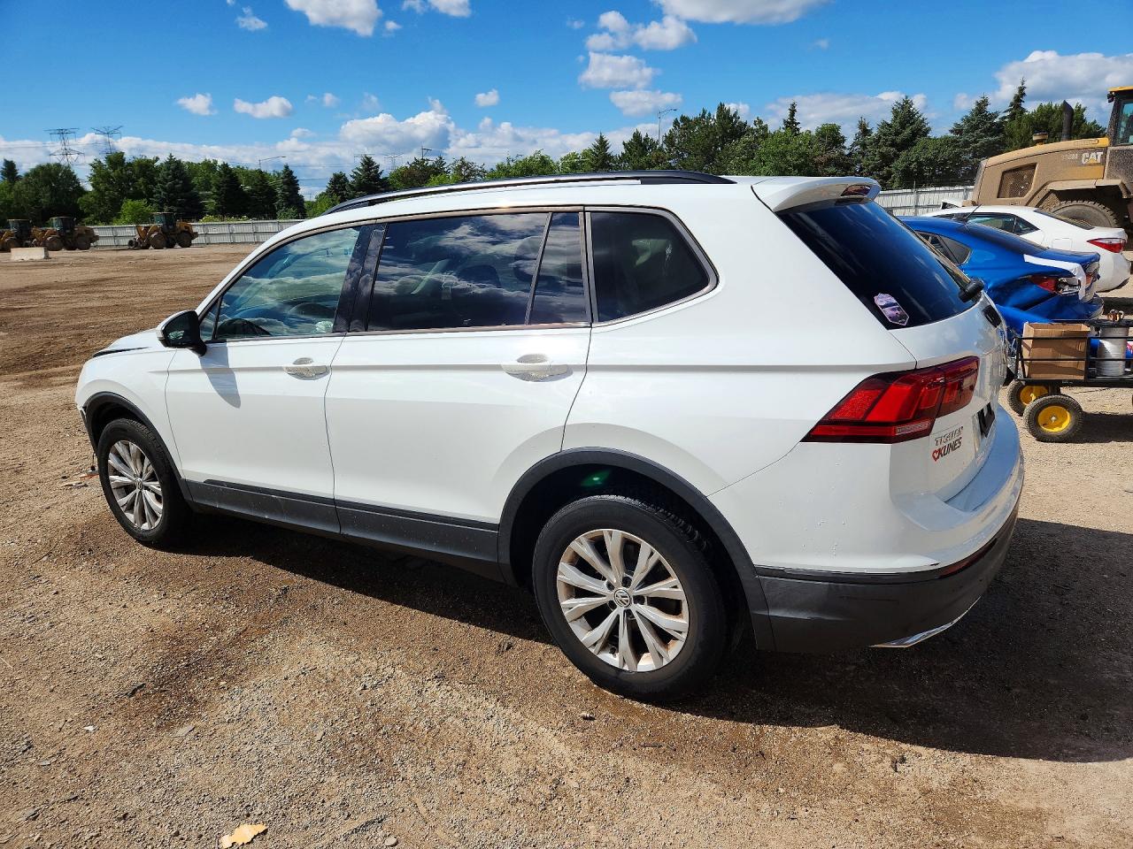 2019 Volkswagen Tiguan S White vin: 3VV0B7AX6KM050725
