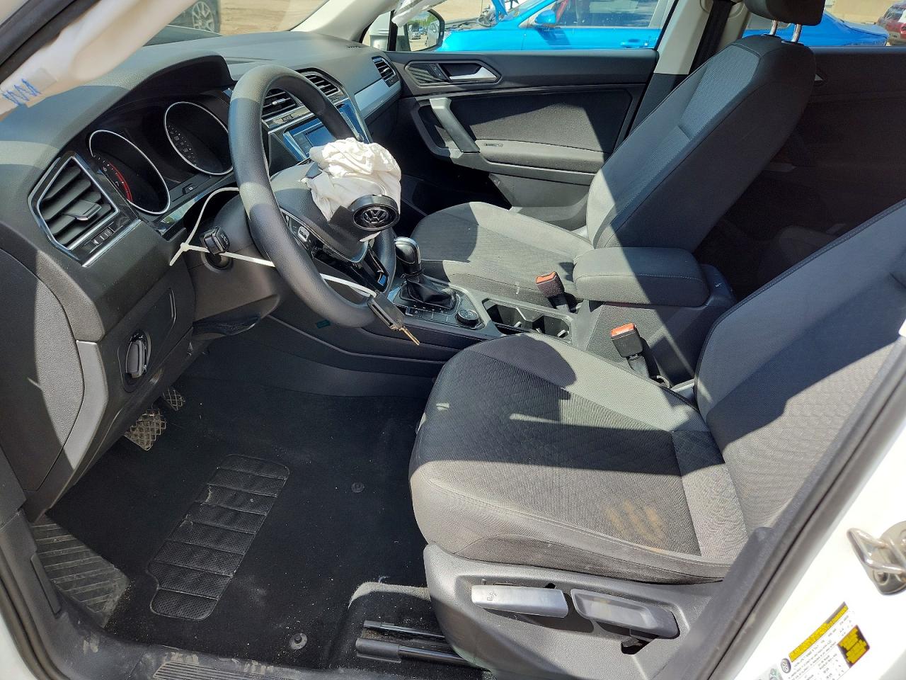 2019 Volkswagen Tiguan S White vin: 3VV0B7AX6KM050725