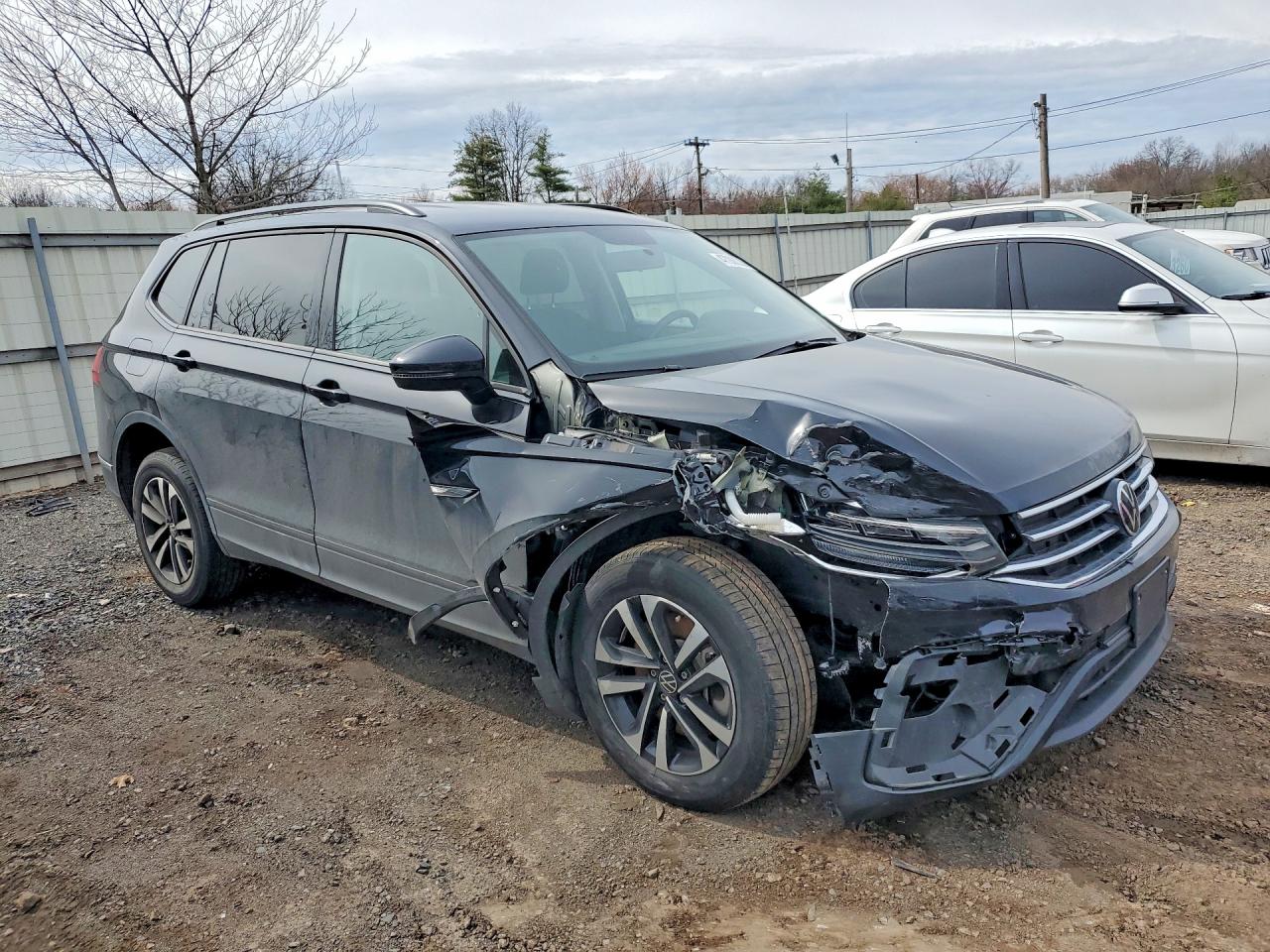 2022 Volkswagen Tiguan S Black vin: 3VV0B7AX9NM166229