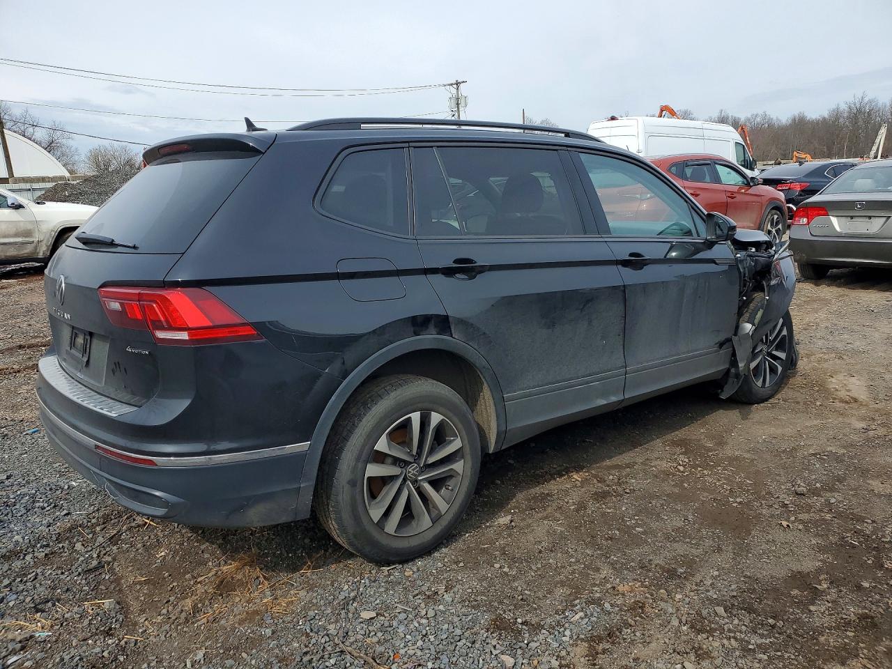 2022 Volkswagen Tiguan S Black vin: 3VV0B7AX9NM166229