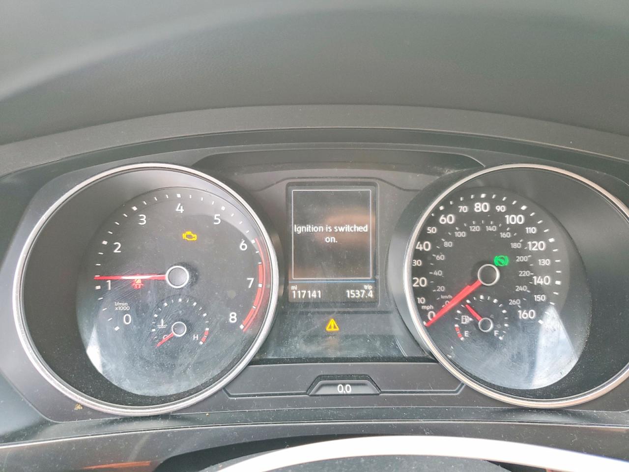 2018 Volkswagen Tiguan S Gray vin: 3VV1B7AX0JM124353
