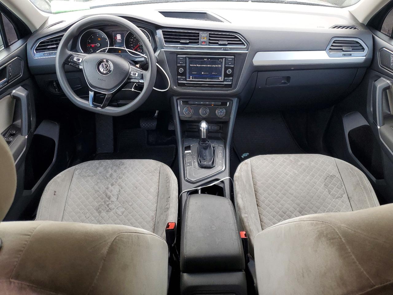 2018 Volkswagen Tiguan S Gray vin: 3VV1B7AX0JM124353