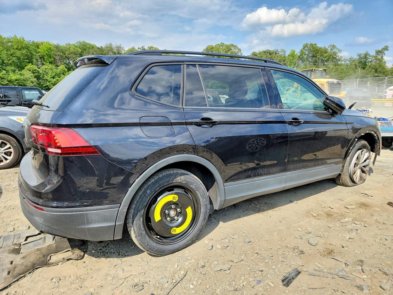2019 Volkswagen Tiguan S Black vin: 3VV1B7AX0KM162800