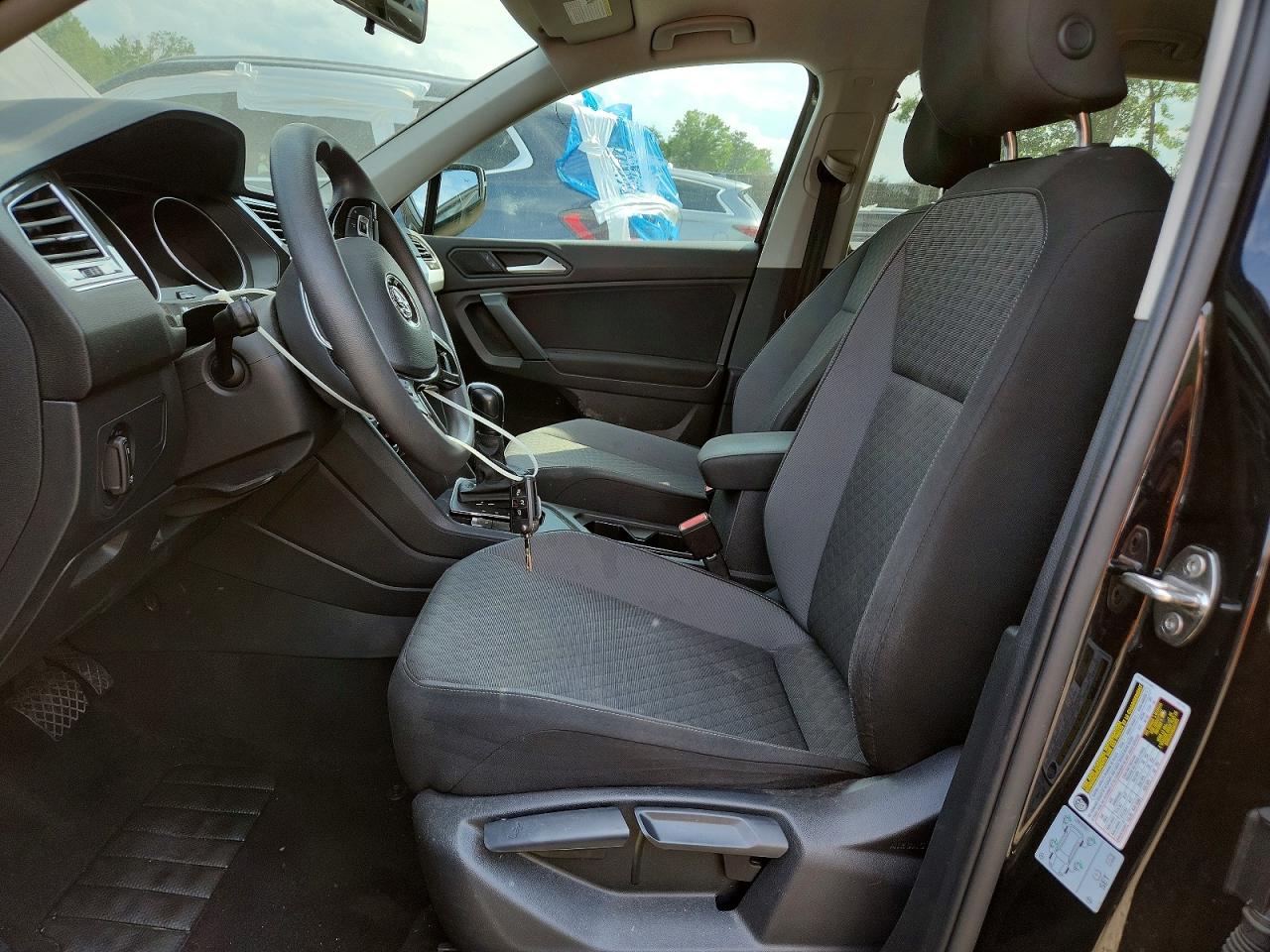2019 Volkswagen Tiguan S Black vin: 3VV1B7AX0KM162800