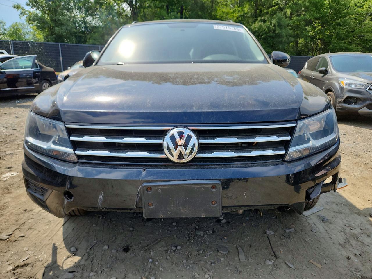 2019 Volkswagen Tiguan S Black vin: 3VV1B7AX0KM162800