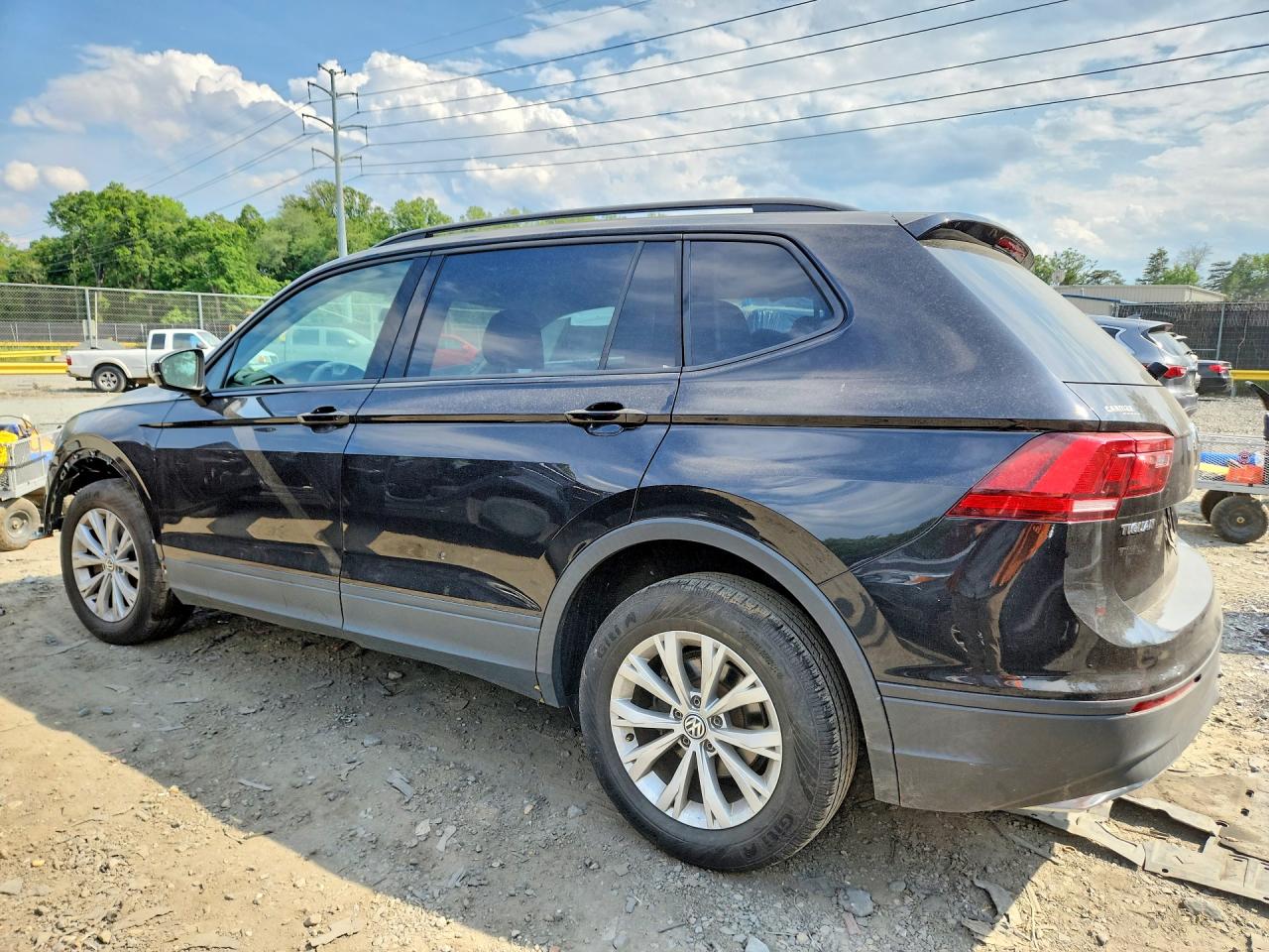 2019 Volkswagen Tiguan S Black vin: 3VV1B7AX0KM162800