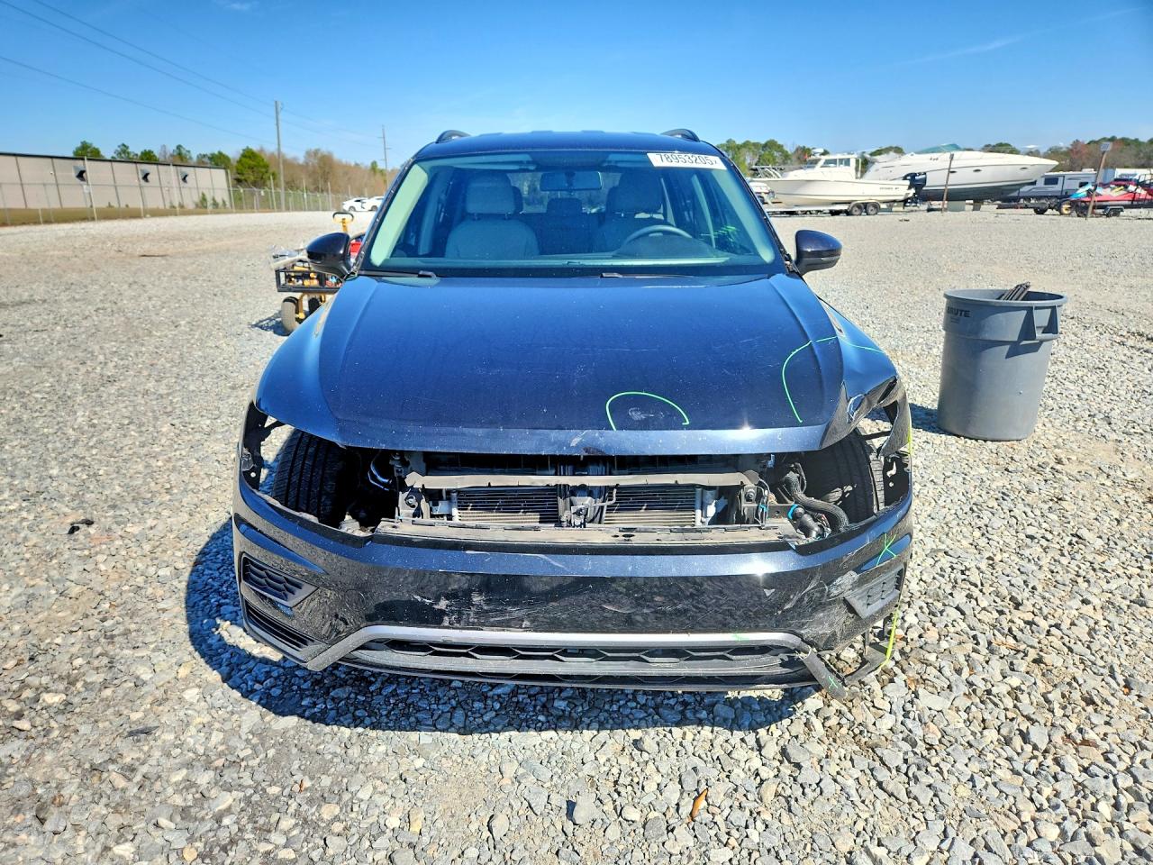 2021 Volkswagen Tiguan S Black vin: 3VV1B7AX0MM060397