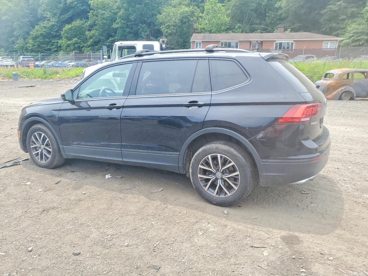 2021 Volkswagen Tiguan S Black vin: 3VV1B7AX3MM025563
