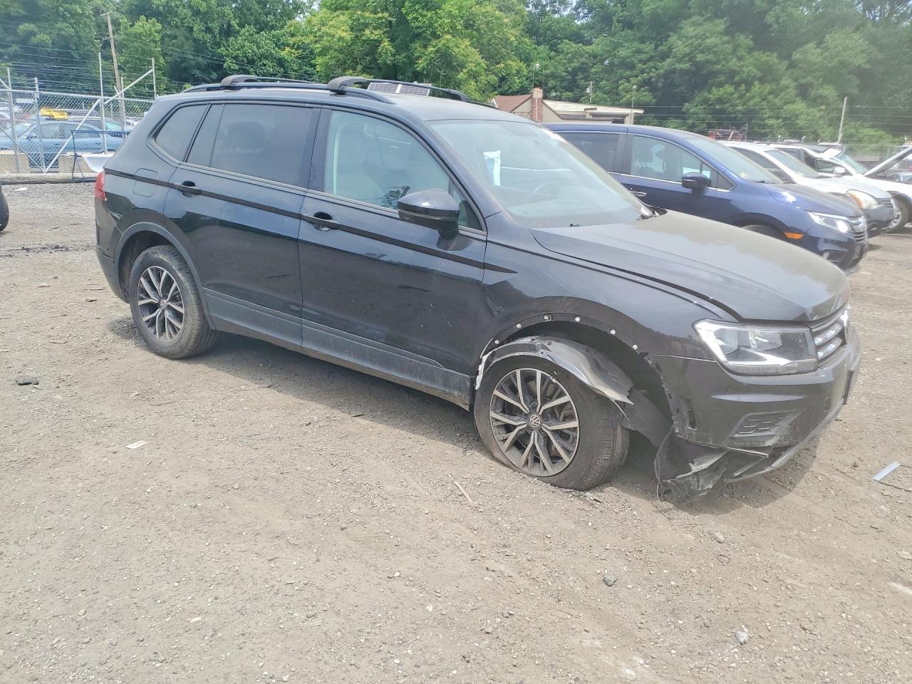 2021 Volkswagen Tiguan S Black vin: 3VV1B7AX3MM025563