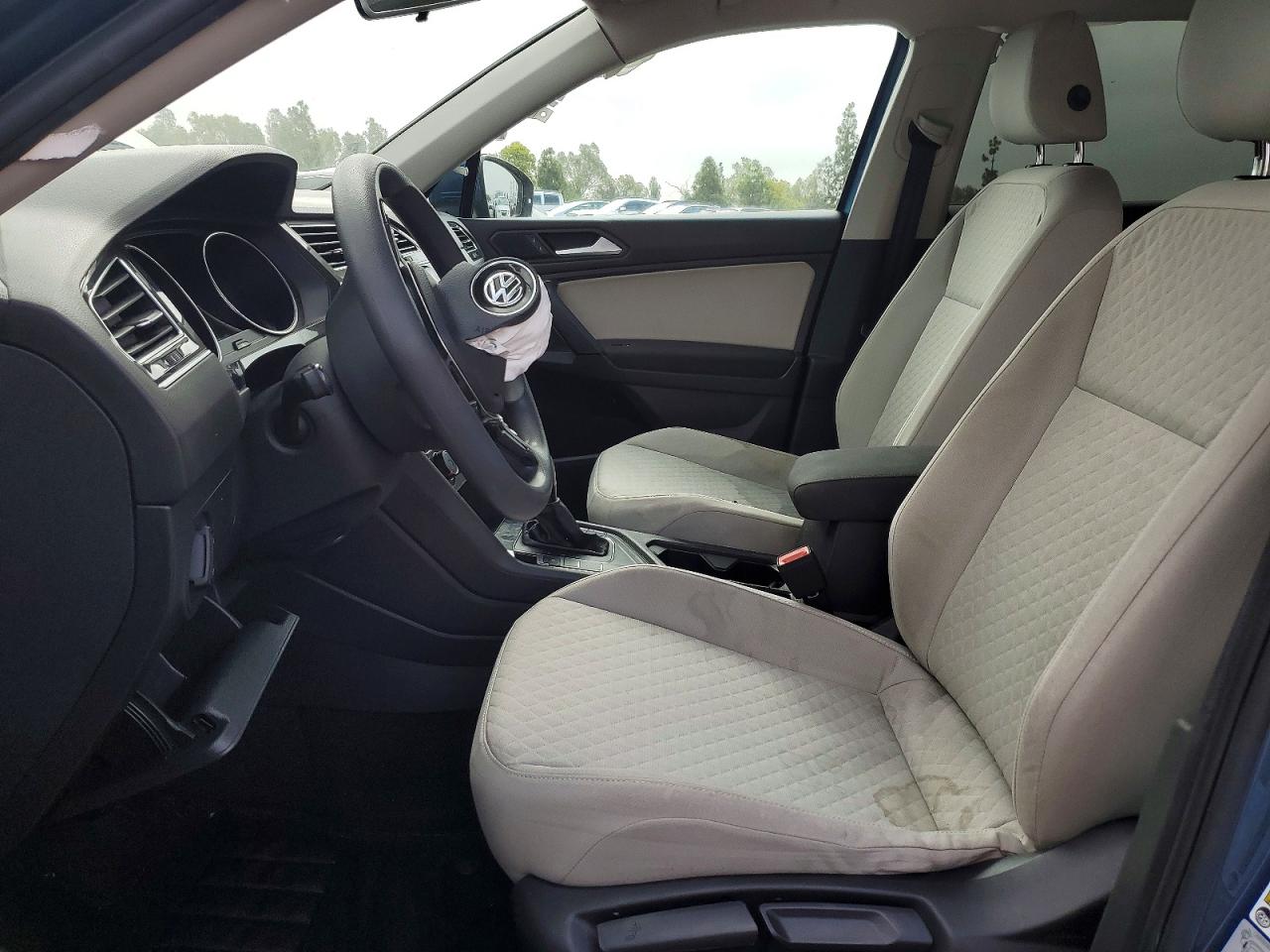 2019 Volkswagen Tiguan S Синий vin: 3VV1B7AX4KM062747