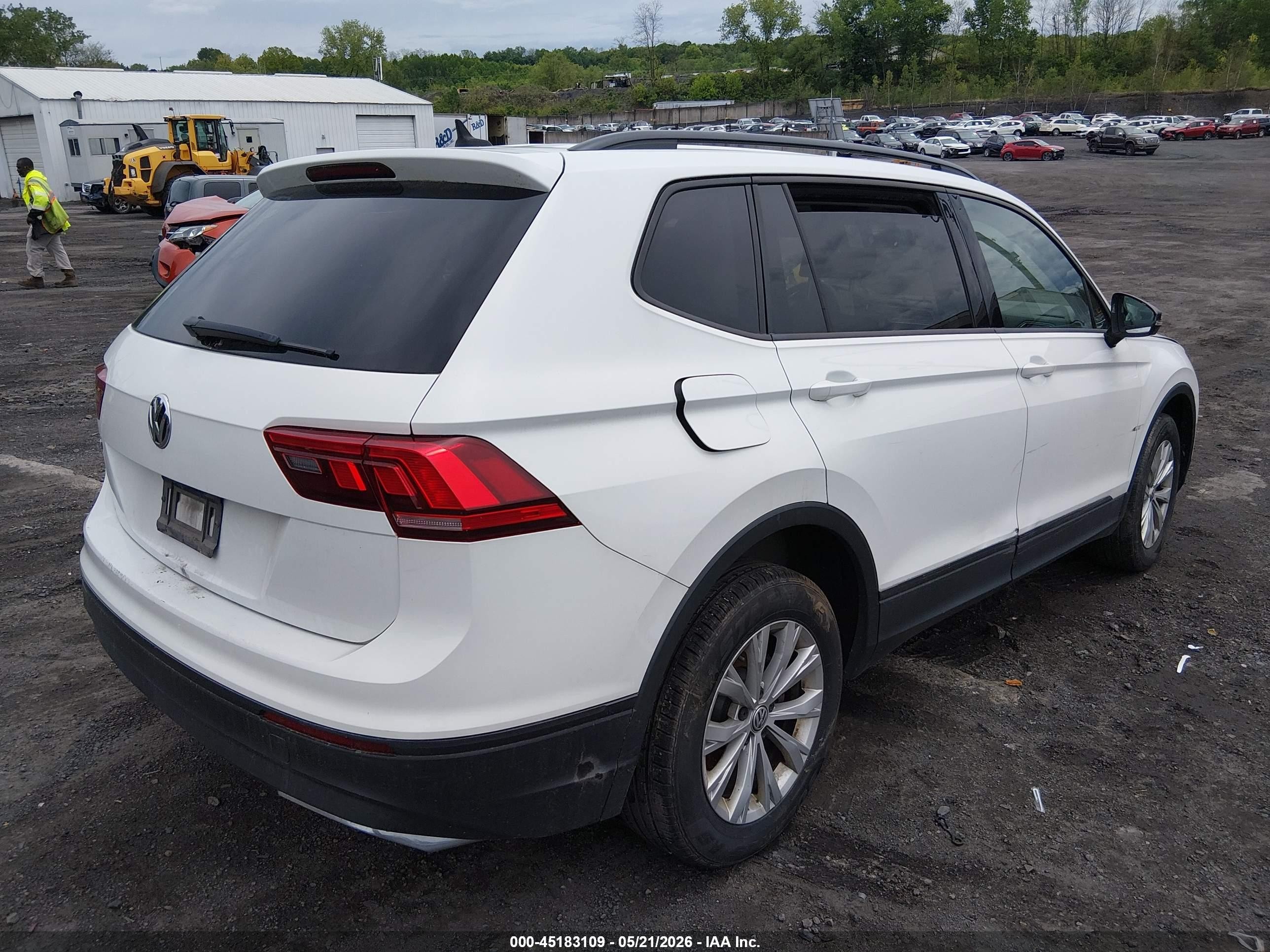 2020 Volkswagen Tiguan 2.0t S Белый vin: 3VV1B7AX5LM079915