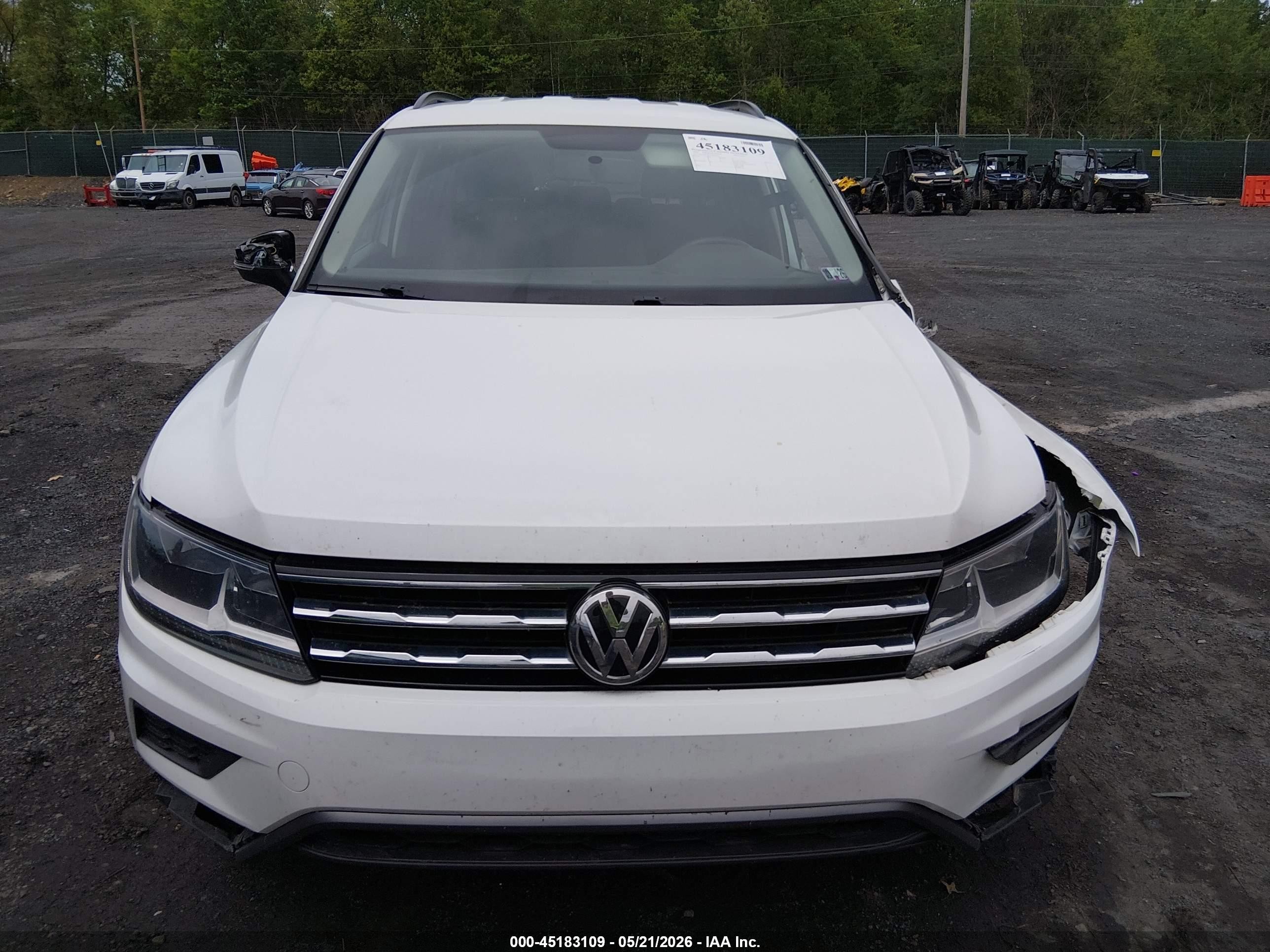 2020 Volkswagen Tiguan 2.0t S Белый vin: 3VV1B7AX5LM079915