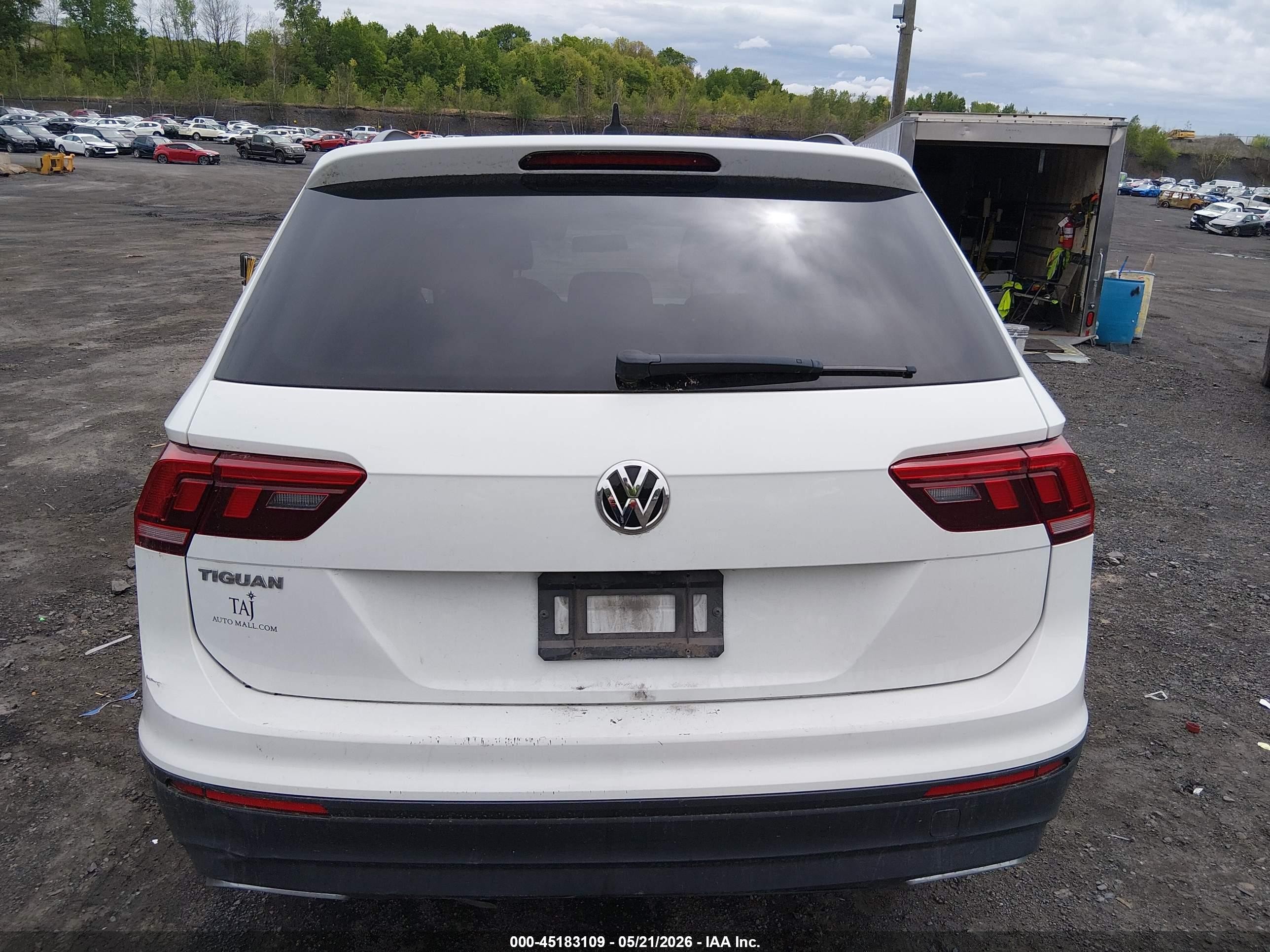 2020 Volkswagen Tiguan 2.0t S Белый vin: 3VV1B7AX5LM079915